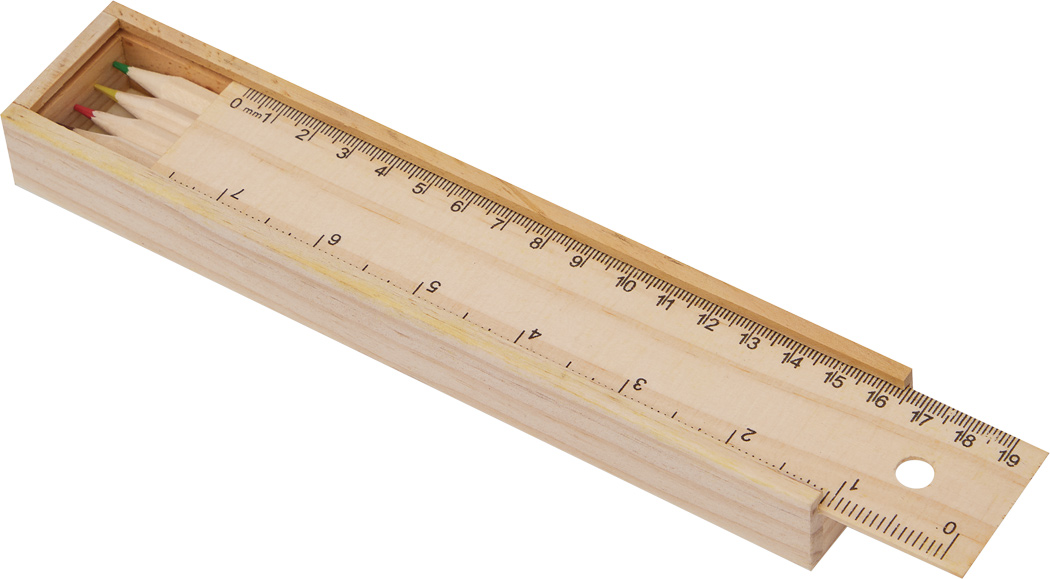 Naturholz-Buntstifte STRAIGHT