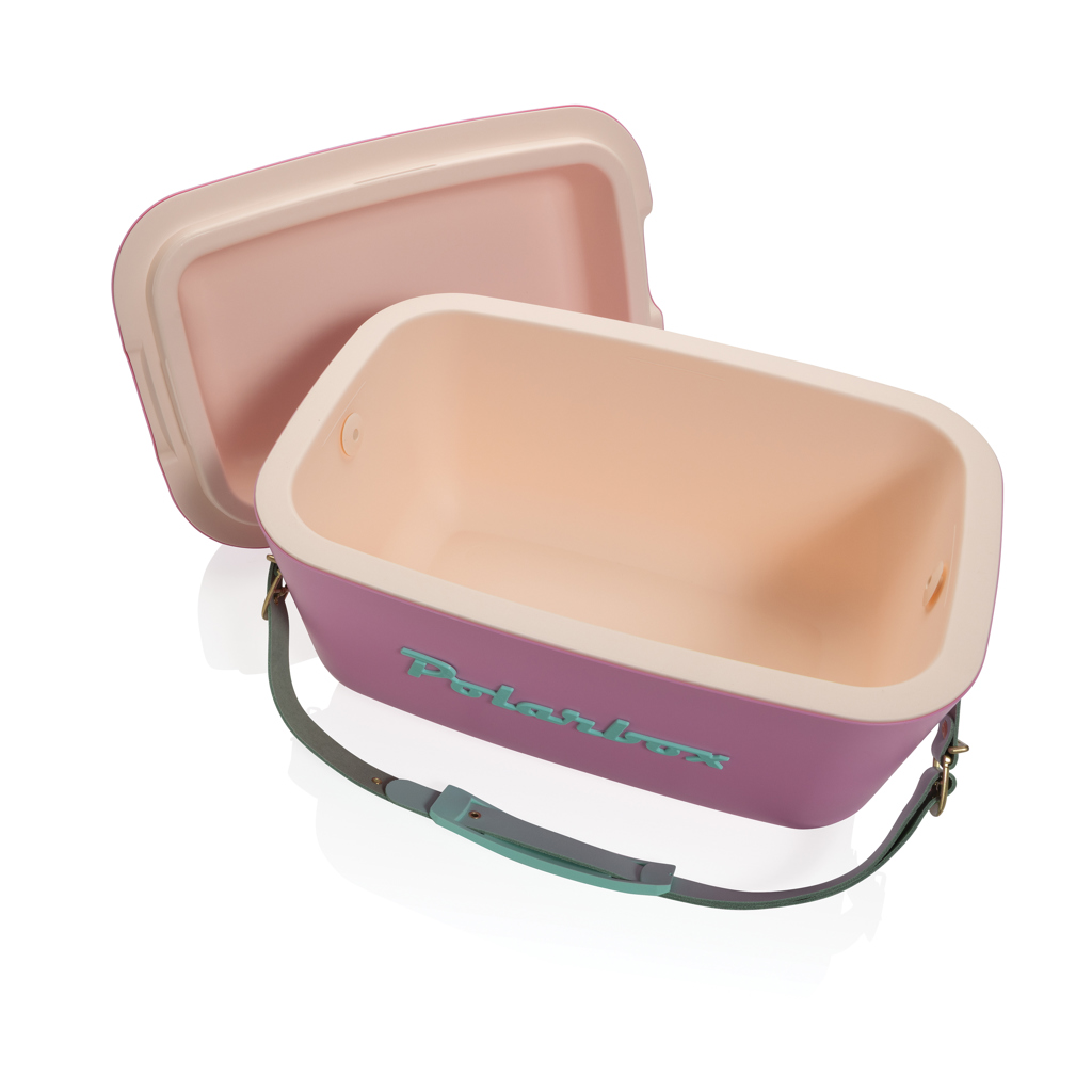 Polarbox Original Large 20L Vintage Kühlbox, rosa