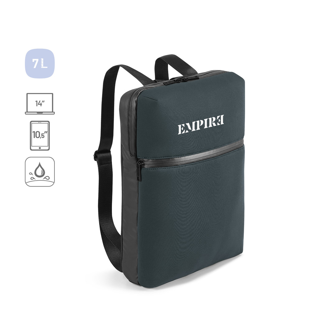 URBAN BACKPACK 14''Laptop-Rucksack aus Softshell und Tarpaulin