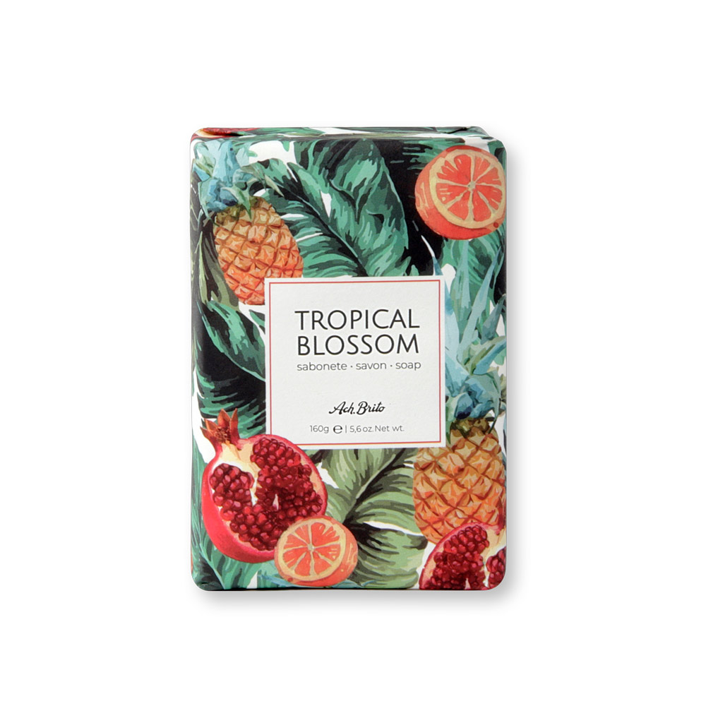 TROPICAL BLOSSOM Mit Olivenöl angereicherte Seifen (160 g)