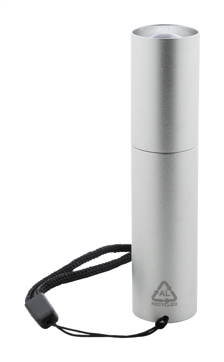 Wiederaufladbare Taschenlampe aus recyceltem Aluminium Chargelight Tone