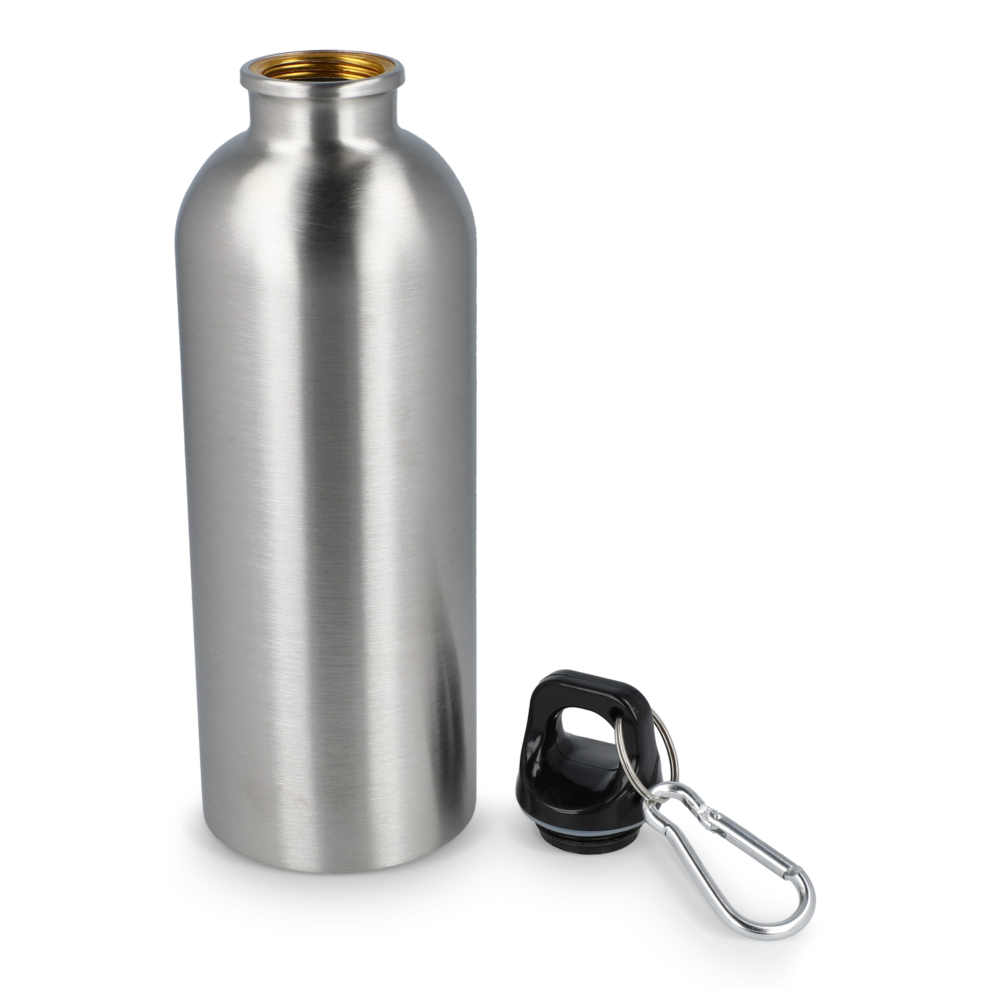 R-Edelstahl einwandige Flasche mit Karabiner 500 ml