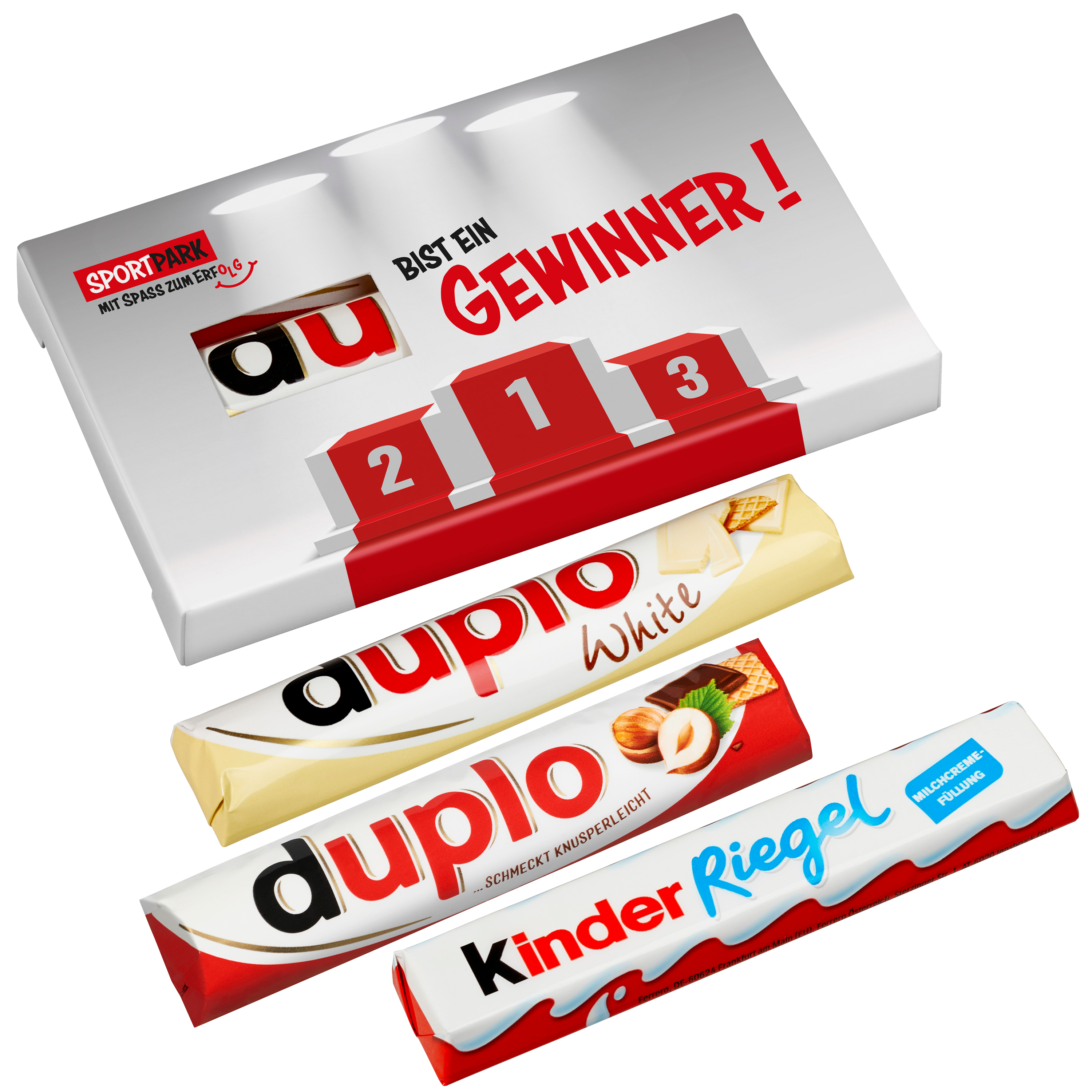 3er Duplo-Pack (1 Duplo klassisch + 1 Duplo weiß + 1 Kinder Riegel)