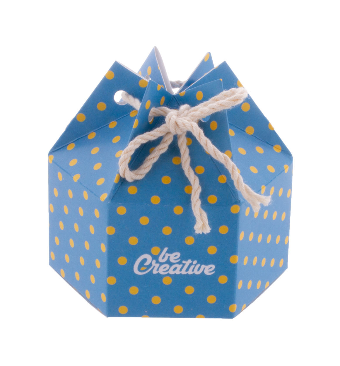 Sechseckige Geschenkbox CreaBox HexaCord S