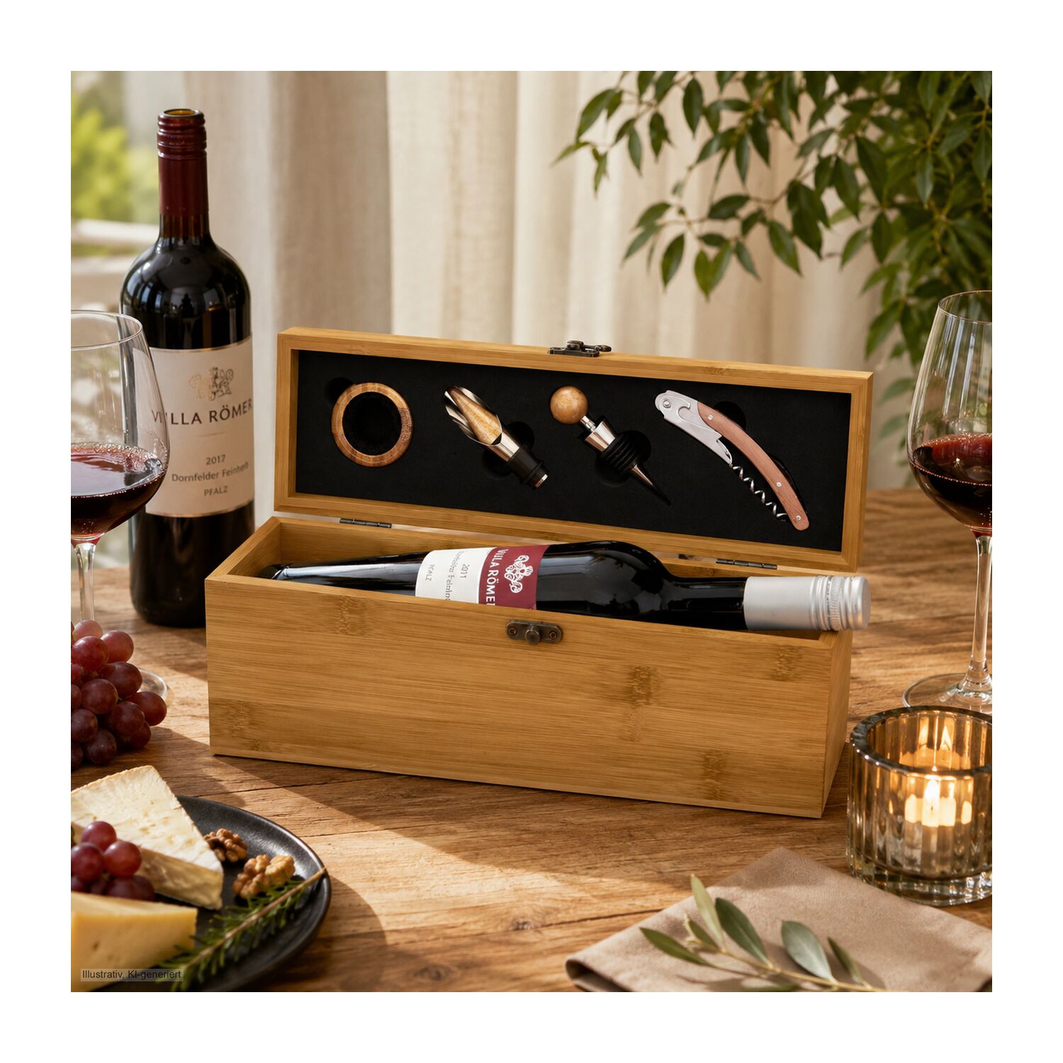 ROMINOX® Weinaccessoirekiste // Vino Bamboo