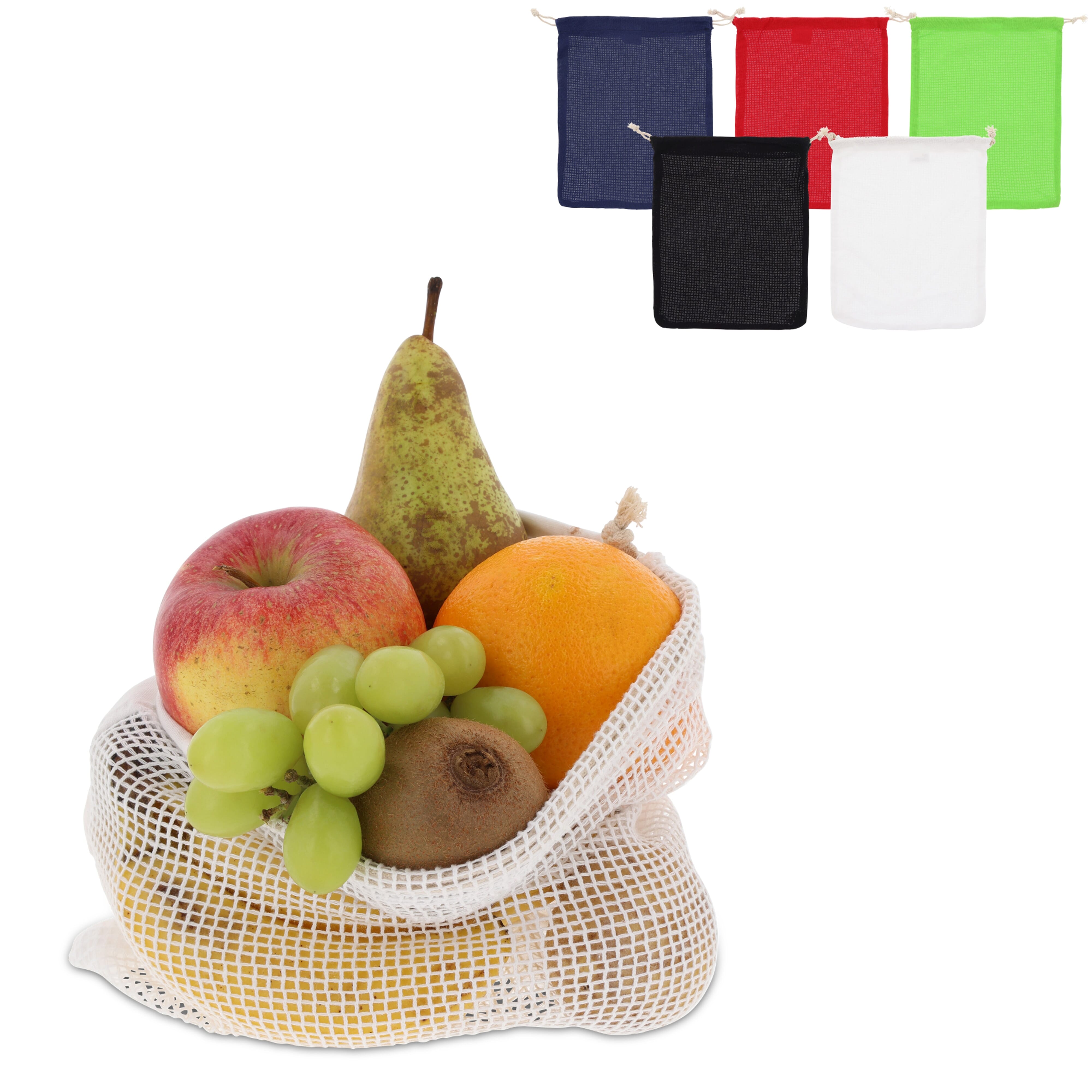 Wiederverwendbare Lebensmitteltasche OEKO-TEX® Baumwolle 25 x 30cm