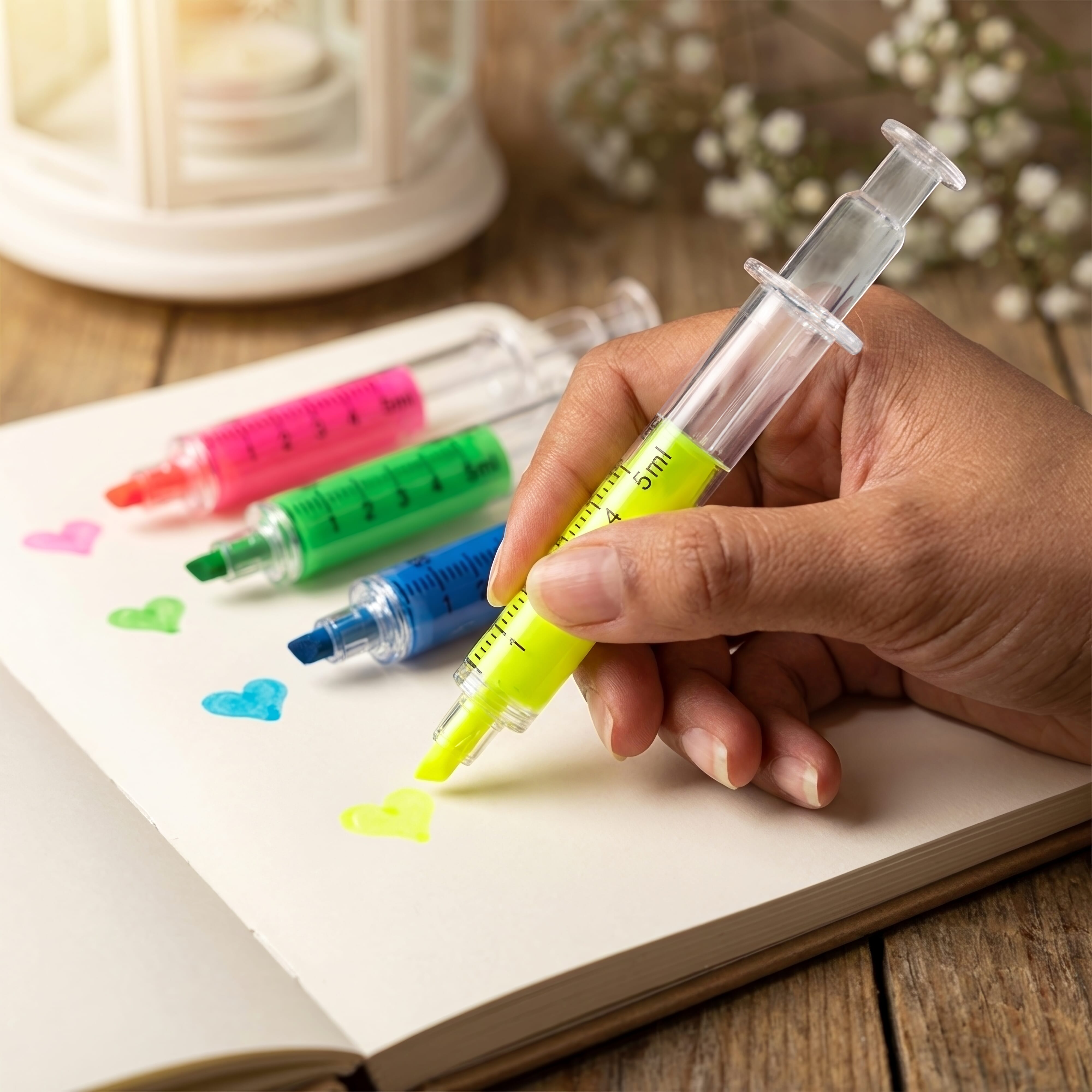 Spritzen-Textmarker