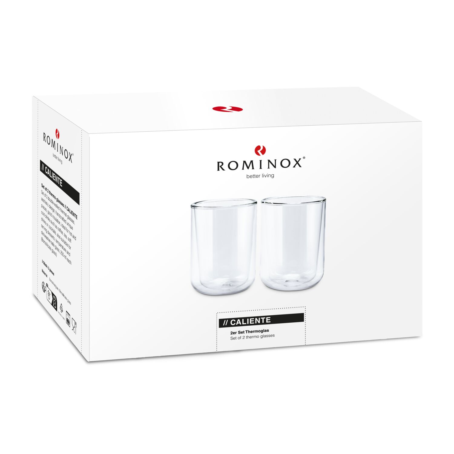ROMINOX® 2er-Set Thermoglas // Caliente
