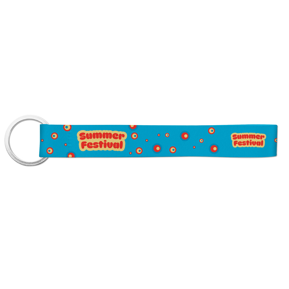 TELFORD SET Lanyard SUBLIMATION Short II (20 mm) mit Ring Ø 32 mm