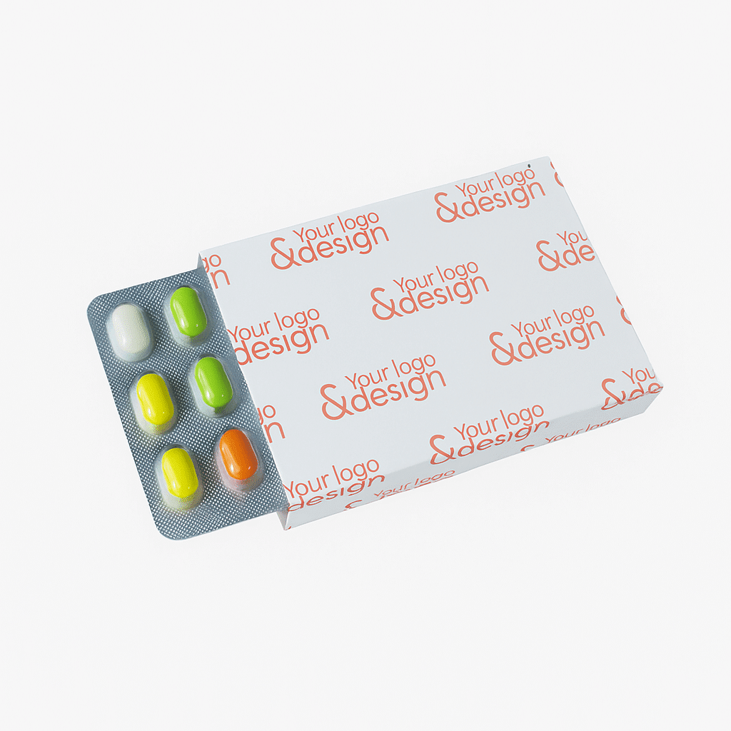 Dragees in Blisterverpackung Minis 18 Stück
