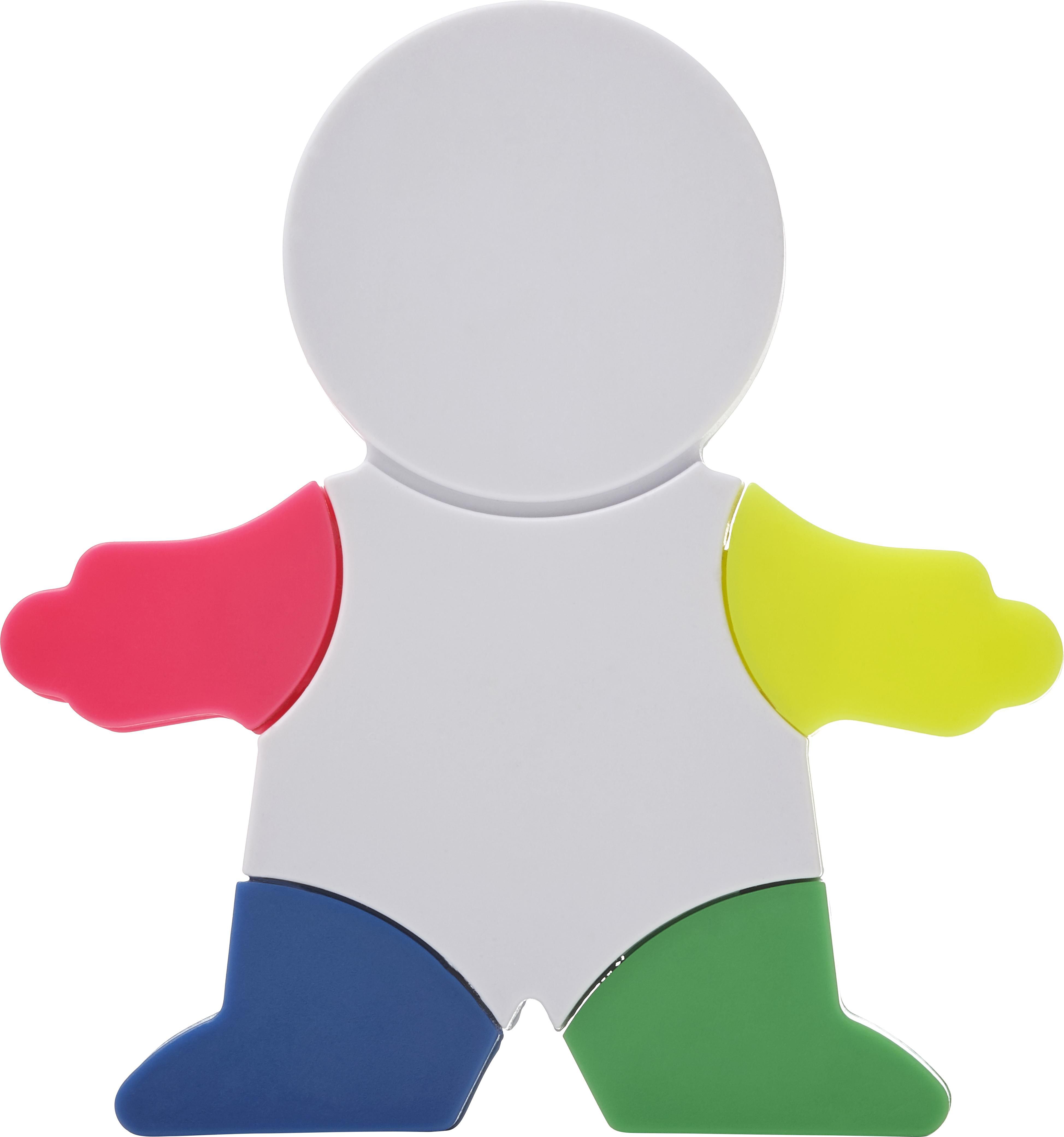 Textmarkerin Figur-Form aus Kunststoff Ella Textmarkerin Figur-Form aus Kunststoff Ella