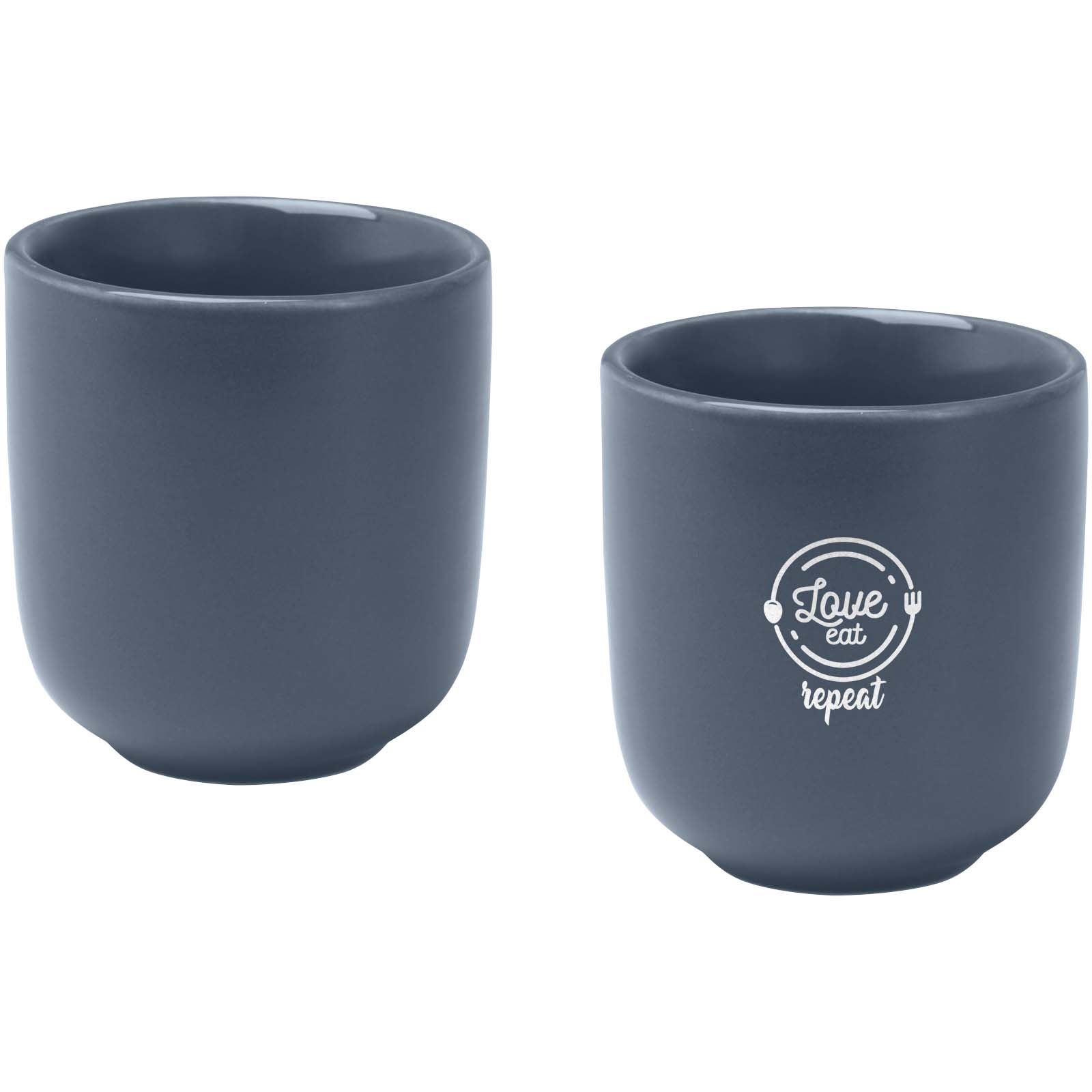 Male 90 ml Keramik Espressotassen – 2er Set