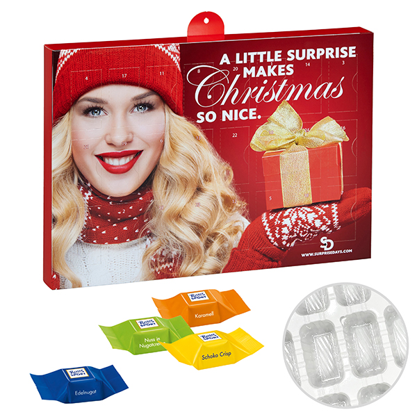 Premium Präsent-Adventskalender mit Ritter Sport Schokowürfeln Premium Präsent-Adventskalender mit Ritter Sport Schokowürfeln