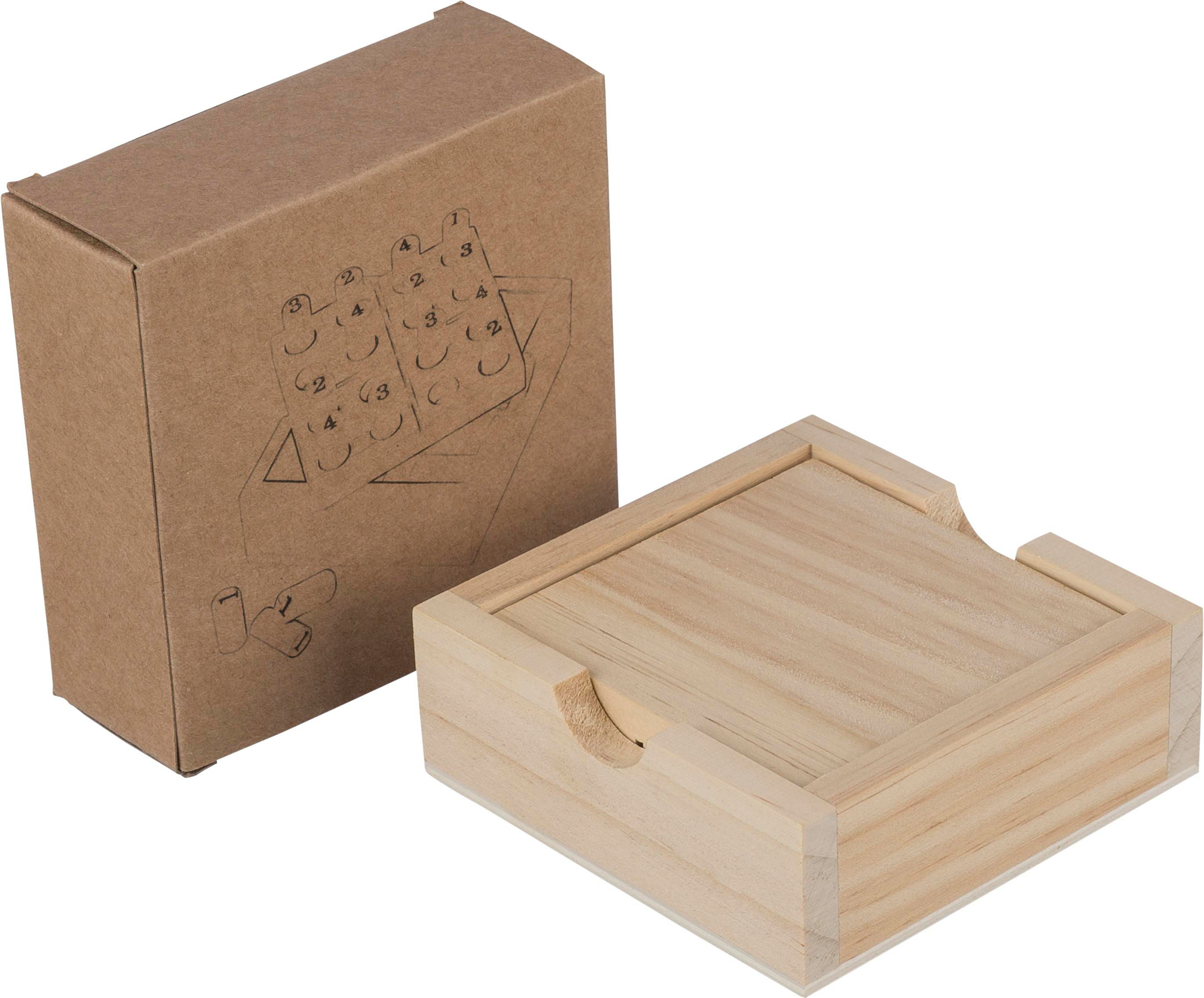 Mini-Sudoku-Set aus Kiefernholz Kenza