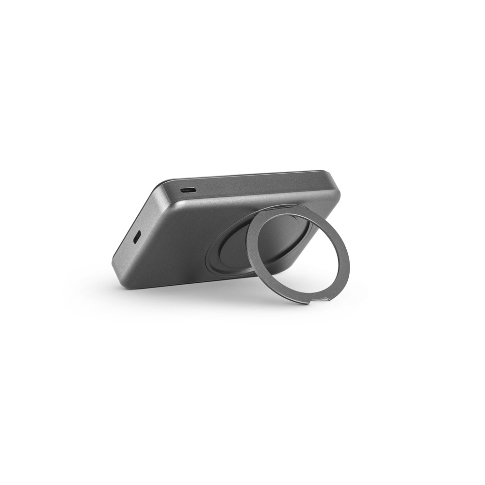WARSHEL 10 Magnetische Powerbank mit 10.000 mAh und superschnellem kabellosem Ladegerät (15 W) aus recyceltem ABS (100% rABS) mit Ständer