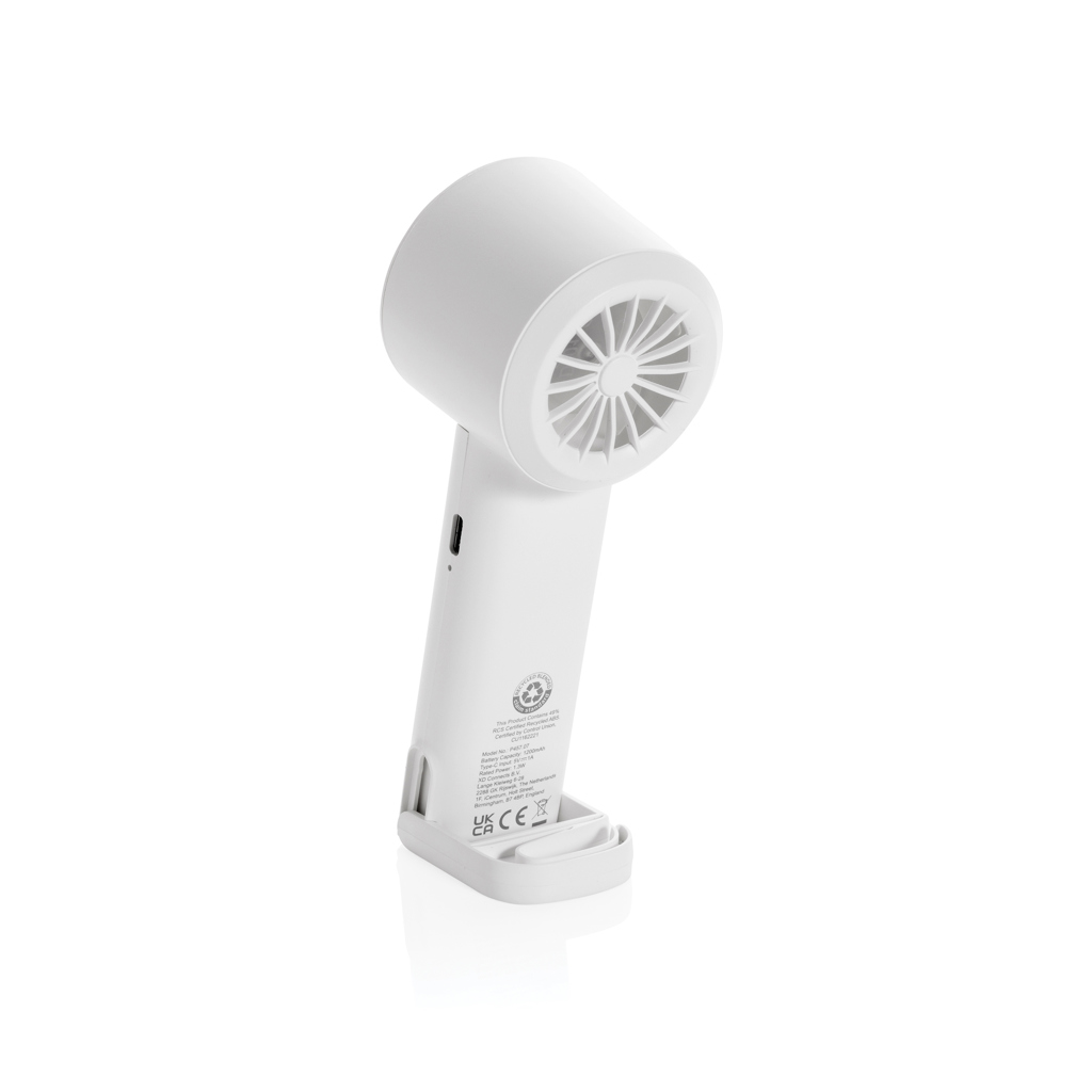 Twist wiederaufladbarer tragbarer Ventilator aus RCS rABS