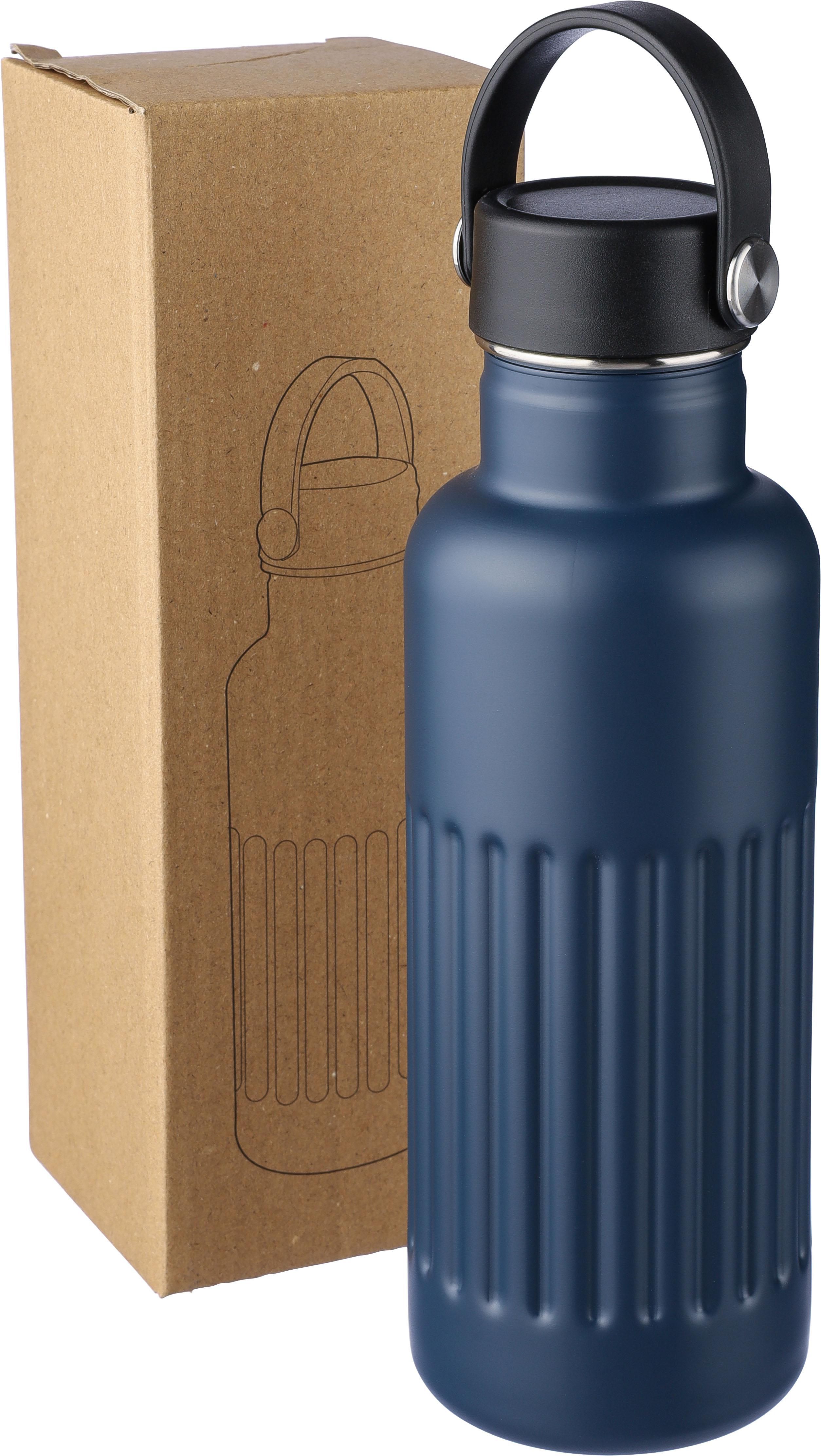 Recycelte doppelwandige Trinkflasche aus Edelstahl (500 ml), Lior