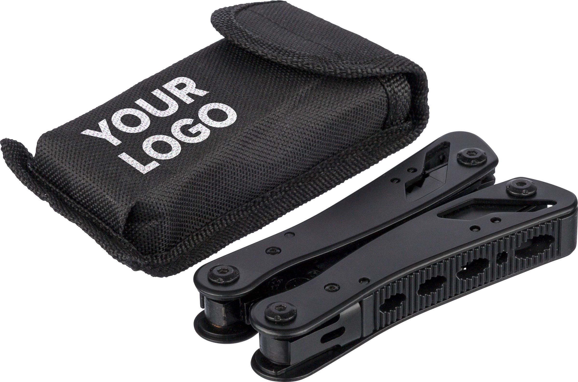 Schwarzes Aluminium-Multitool Ariane
