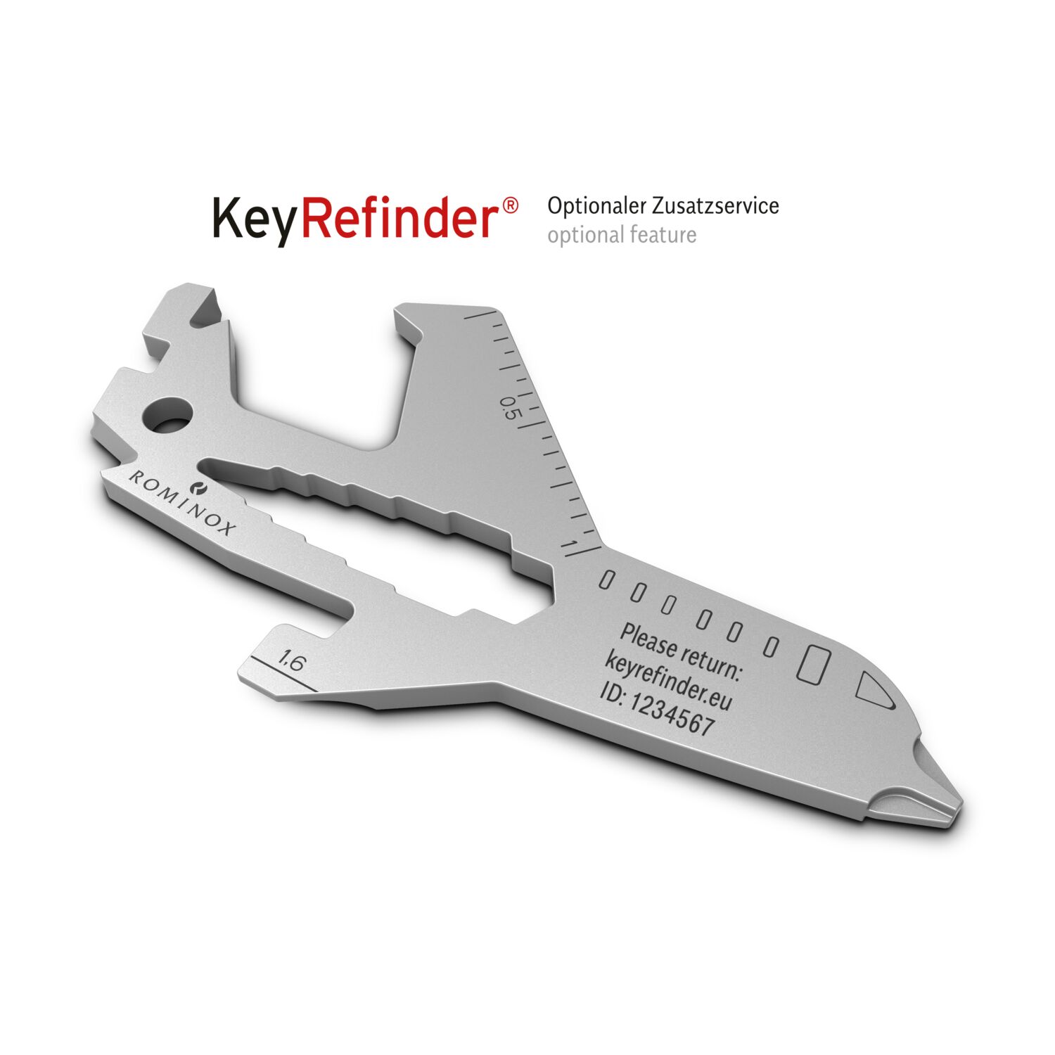 ROMINOX® Key Tool // Airplane - 19 functions (Flugzeug)