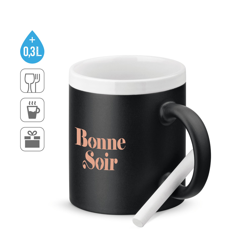 CHALKIE Tasse aus Keramik 360 mL