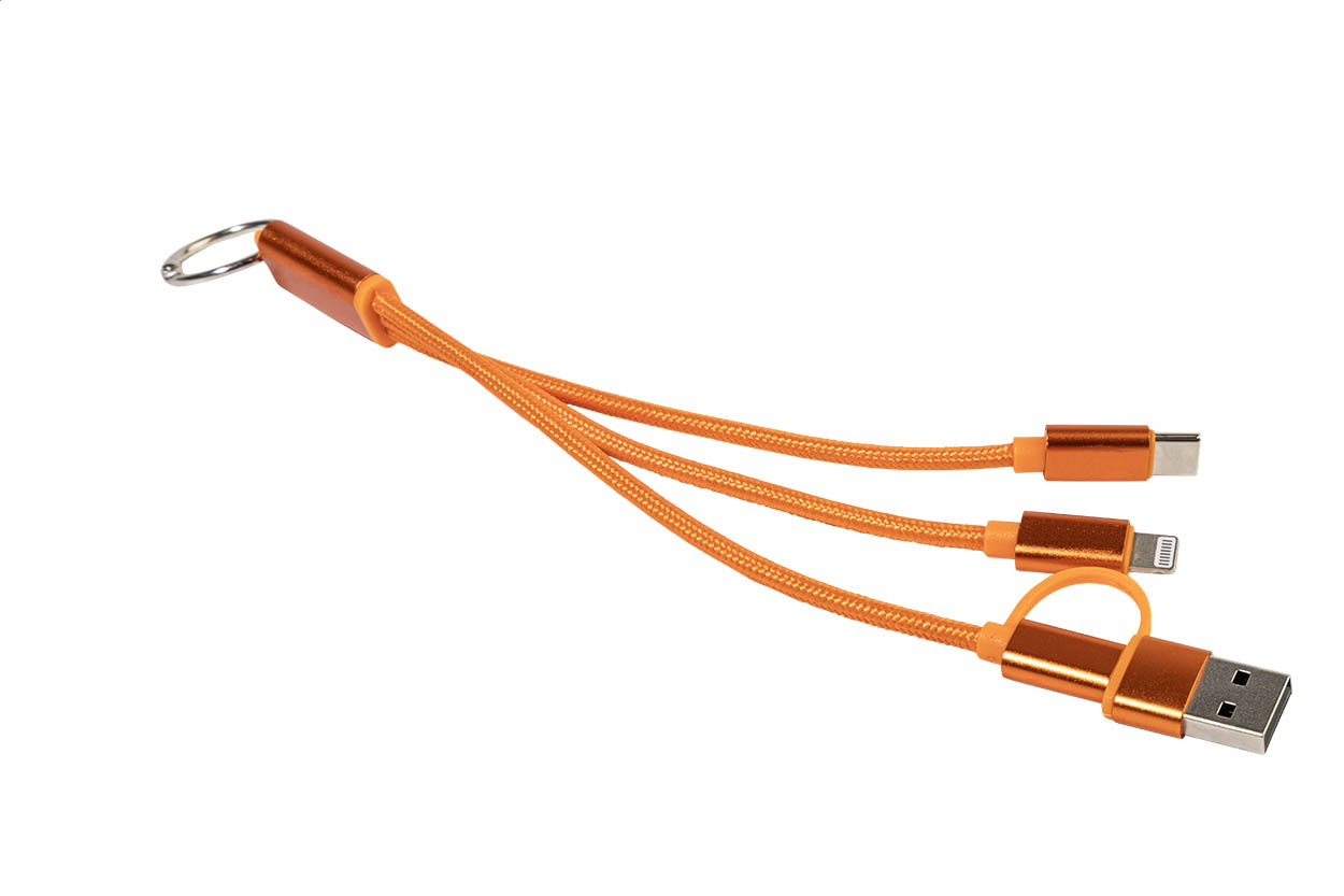 USB-Ladekabel mit Schlüsselanhänger Rafob