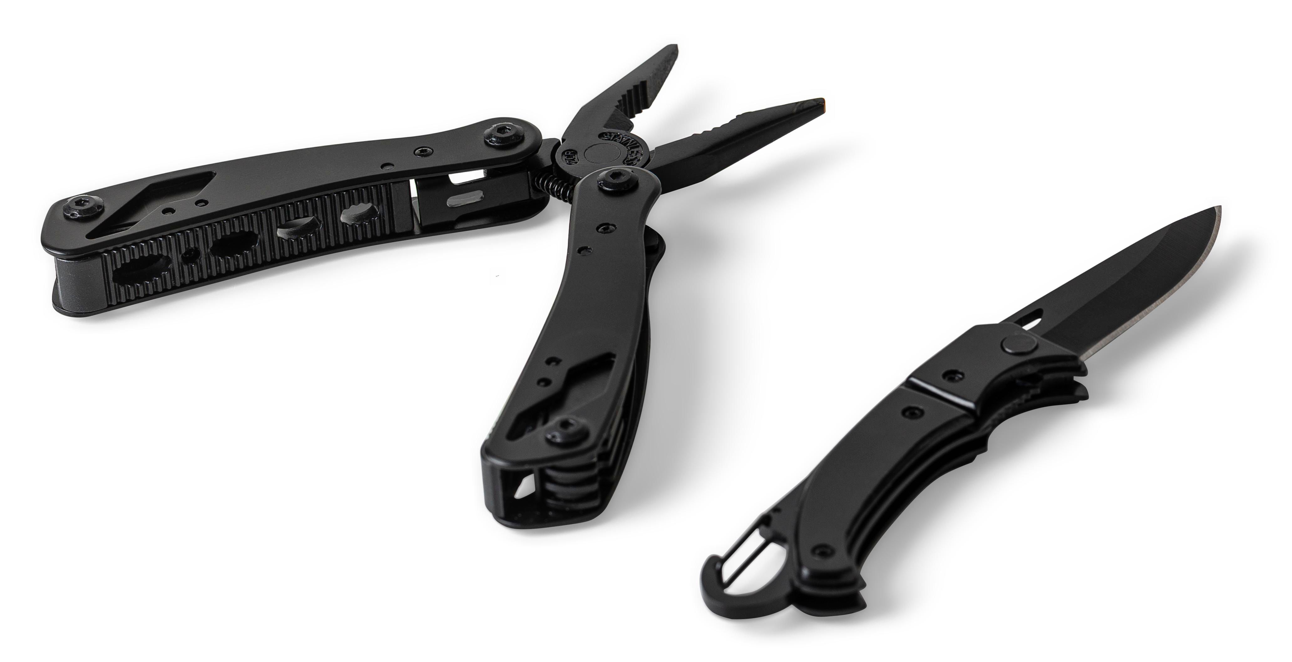 Schwarzes Aluminium-Multitool Ariane