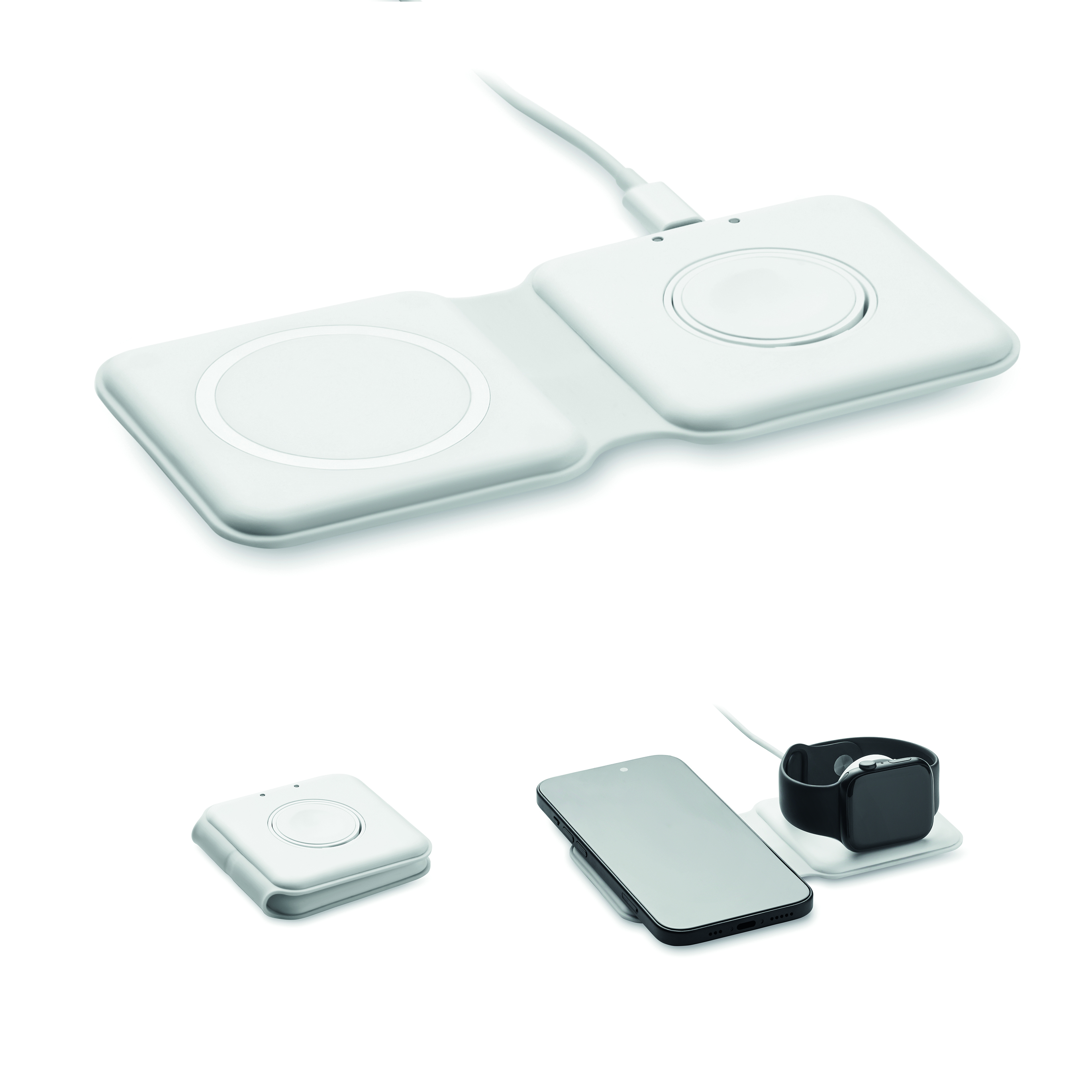 2in1 faltbare Ladestation 15W FLIP