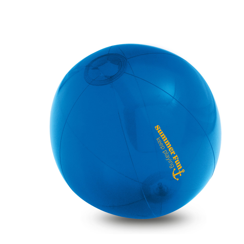 PECONIC Strandball aufblasbar aus lichtdurchlässigem PVC