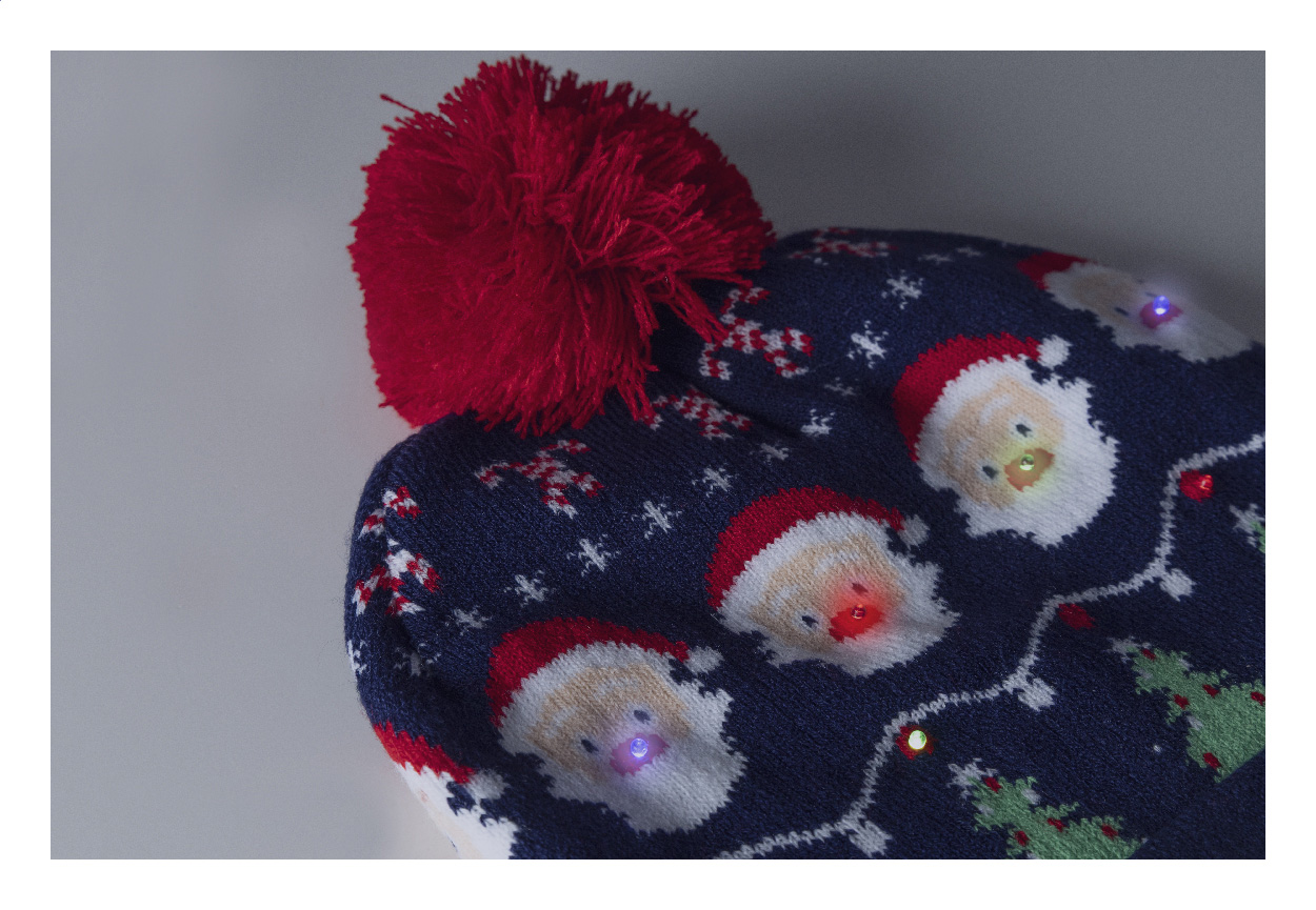 Weihnachts-LED-Wintermütze, Weihnachtsmann Norrsken