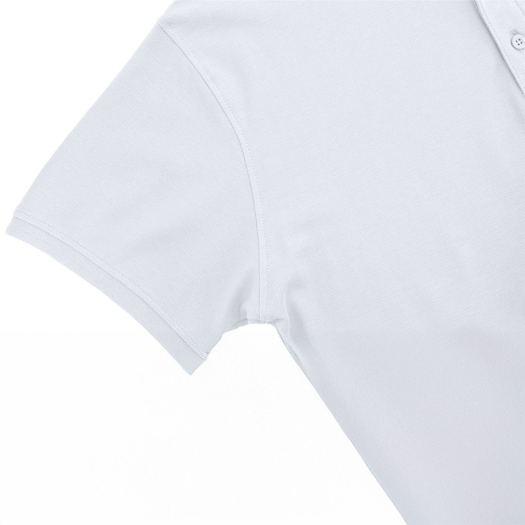 Erwachsene Weiß Polo-Shirt Charles