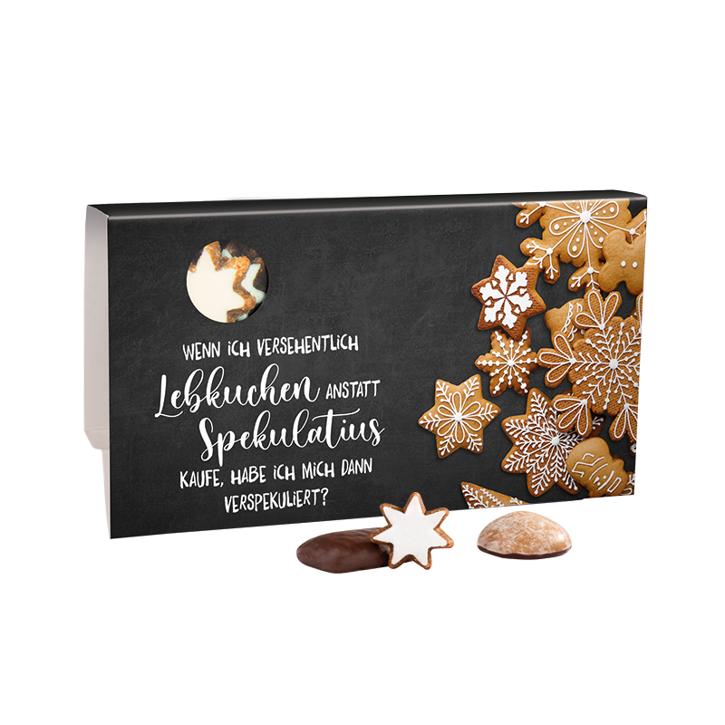 Haeberlein-Metzger Lebkuchenmischung im Werbeschuber Haeberlein-Metzger Lebkuchenmischung im Werbeschuber