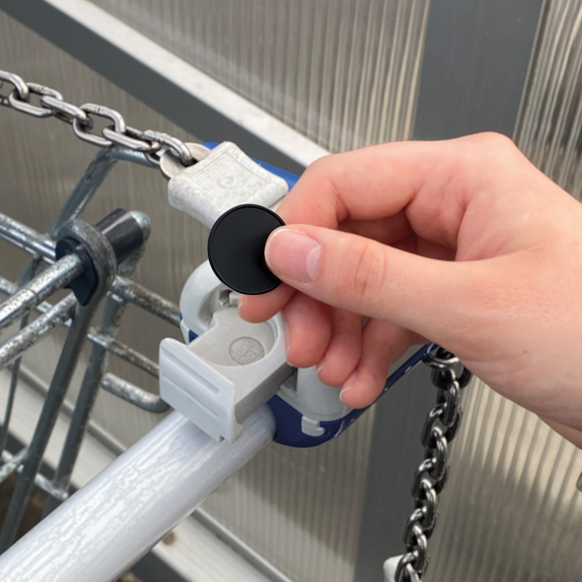 Chiphalter mit 1€-Chip "Alpha"