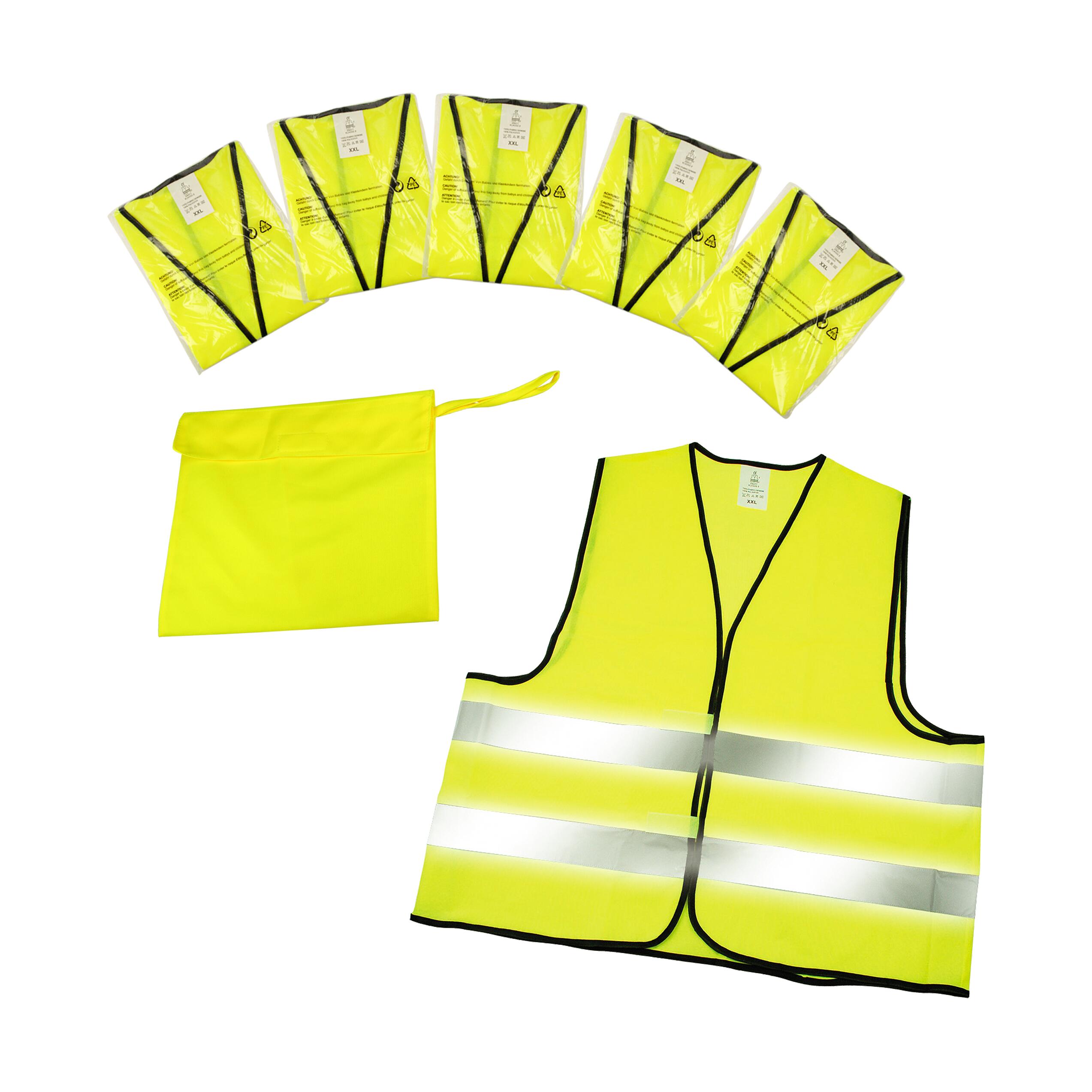 Warnweste "Standard" 5er Set im Etui