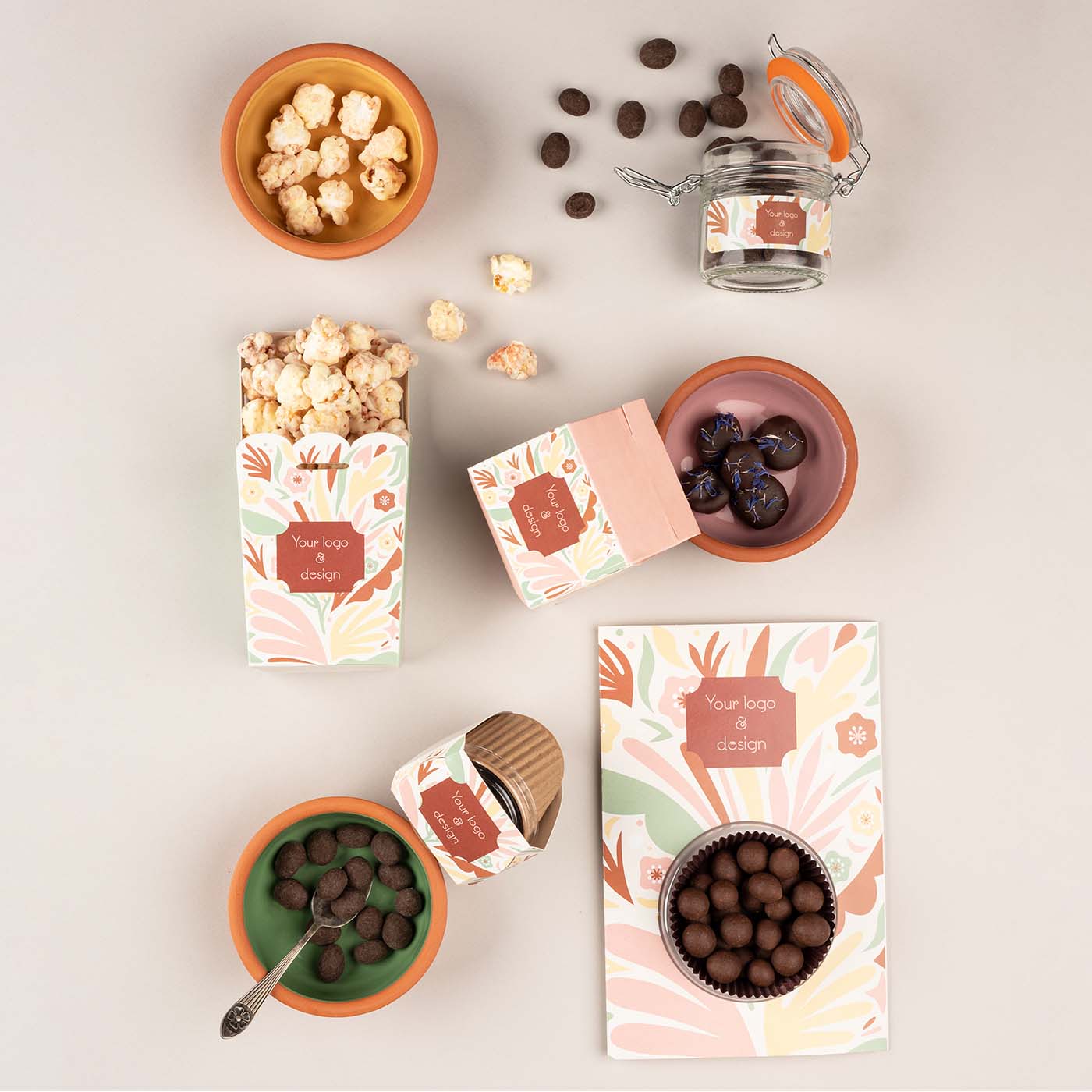 Werbesüßigkeiten Sweet Popcorn Bag