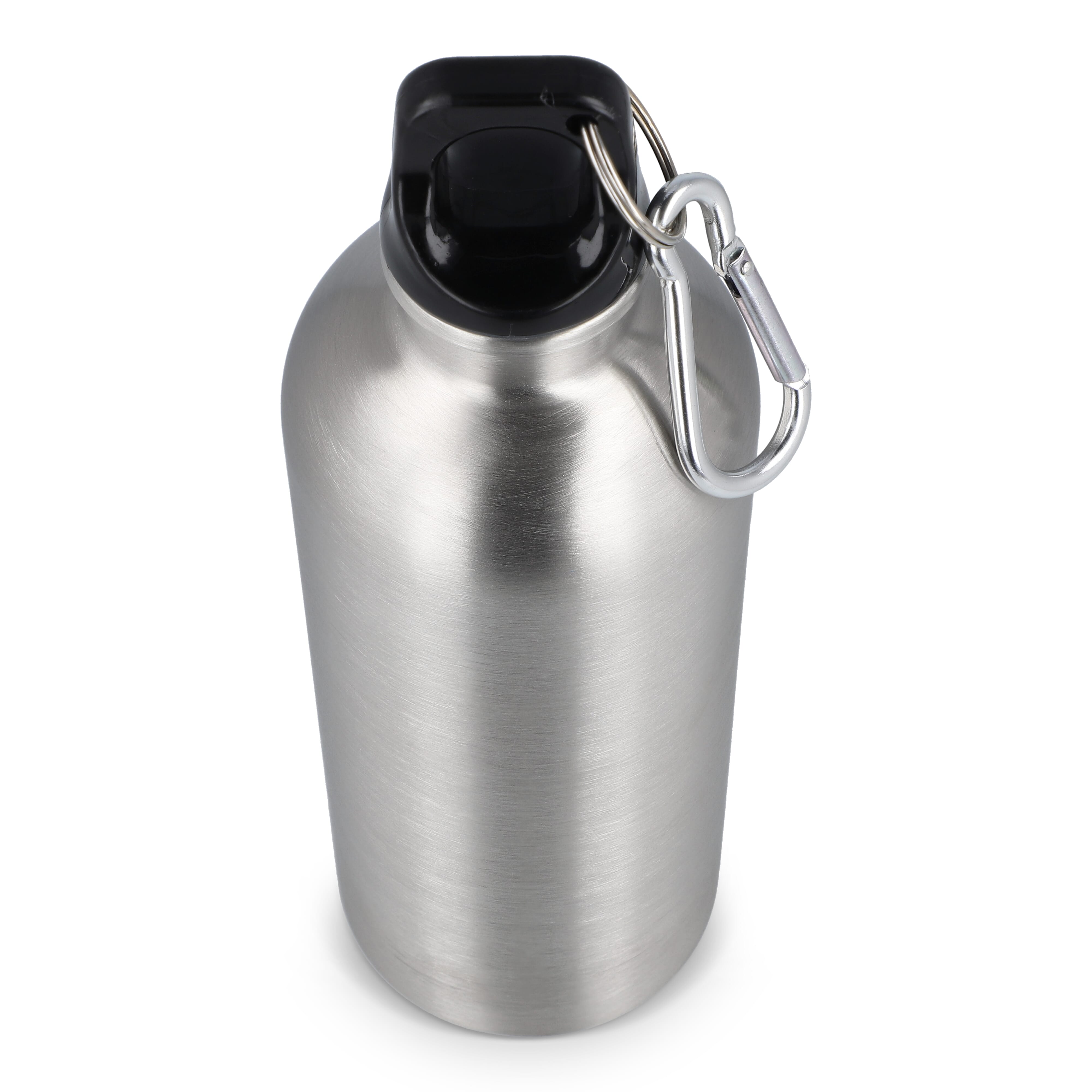 R-Edelstahl einwandige Flasche mit Karabiner 500 ml