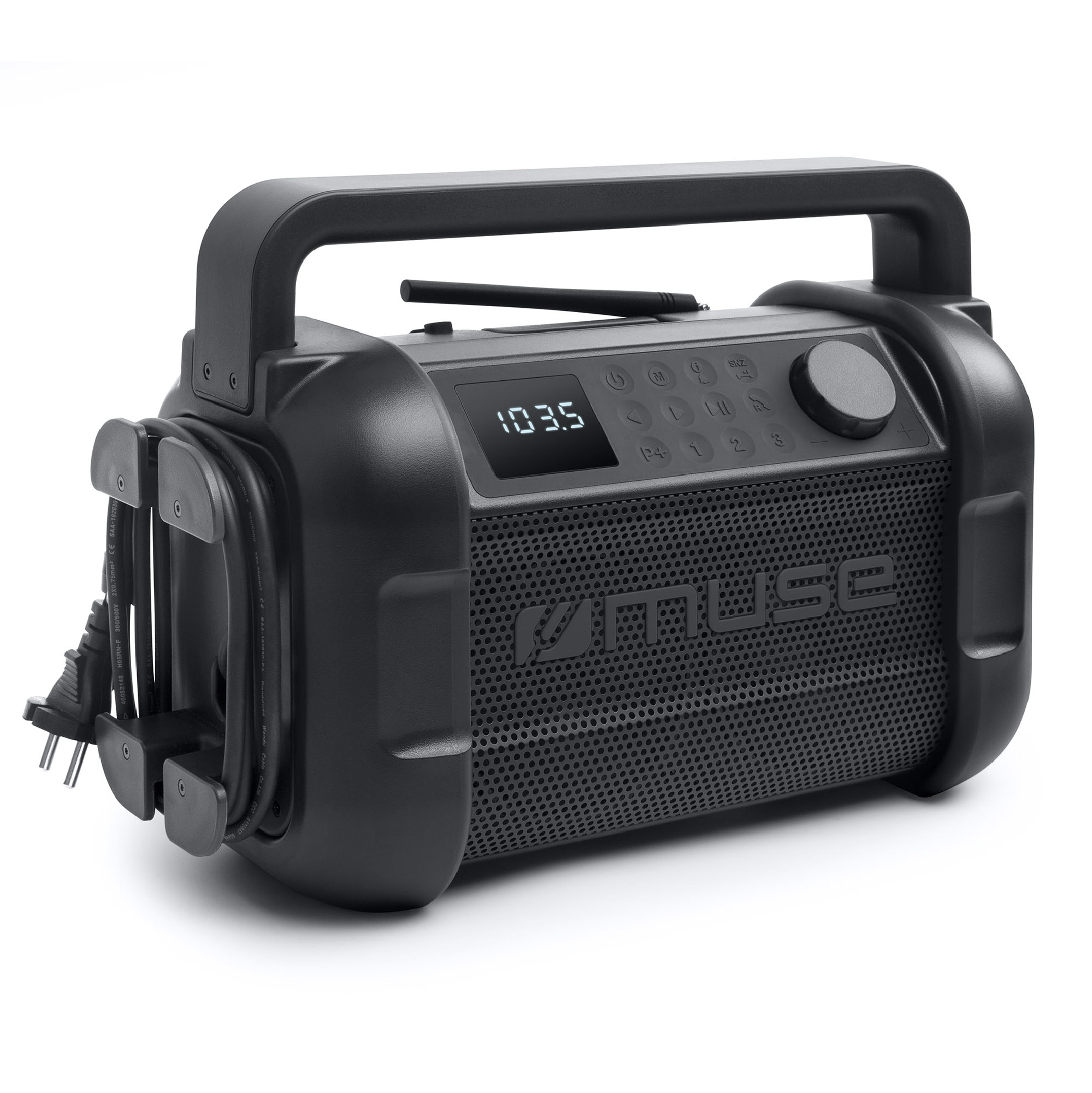 Muse arbeitsradio mit bluetooth 20W mit FM-Radio