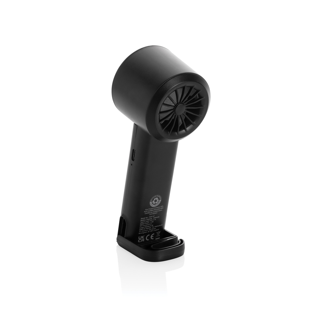 Twist wiederaufladbarer tragbarer Ventilator aus RCS rABS