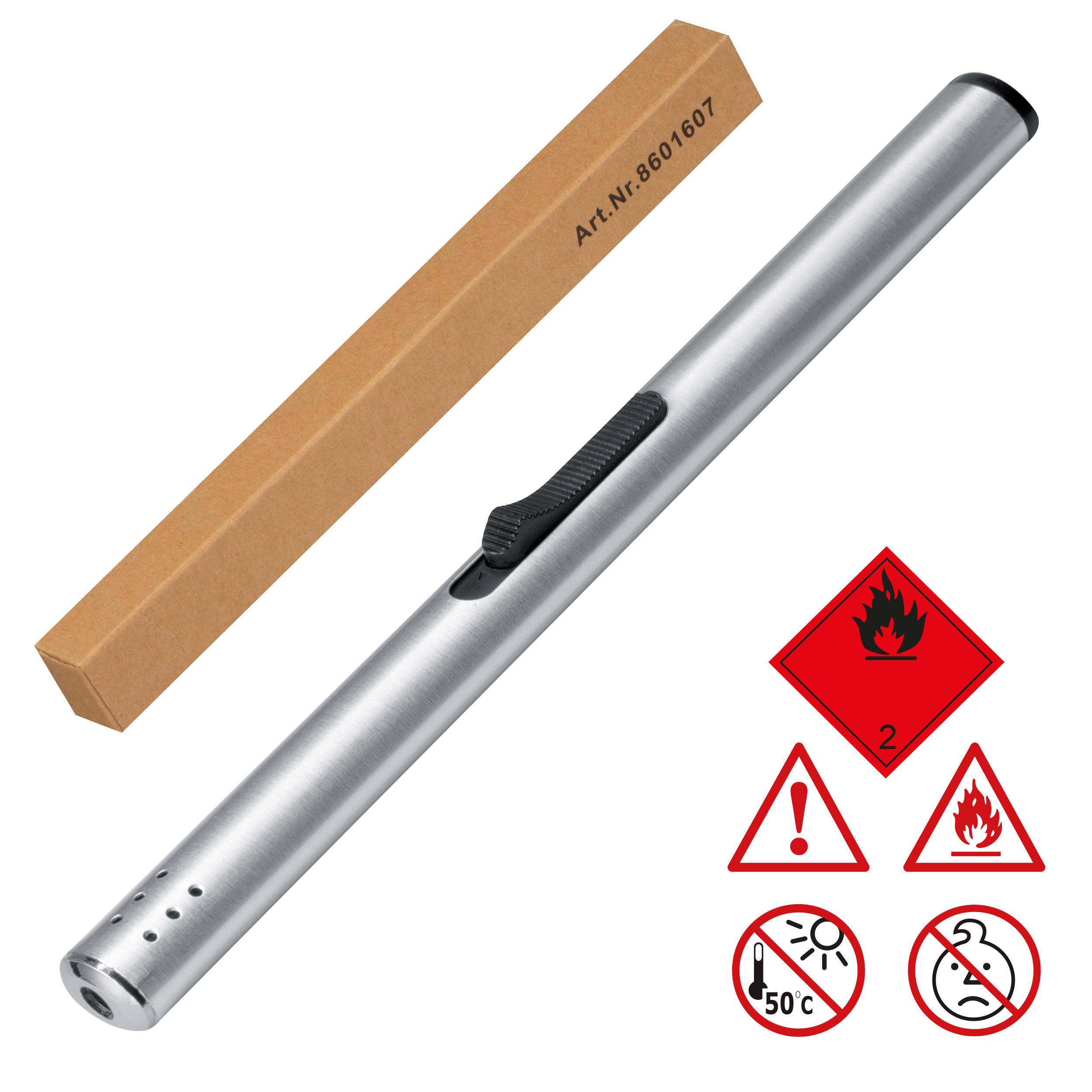 Stabfeuerzeug aus Metall Stabfeuerzeug aus Metall