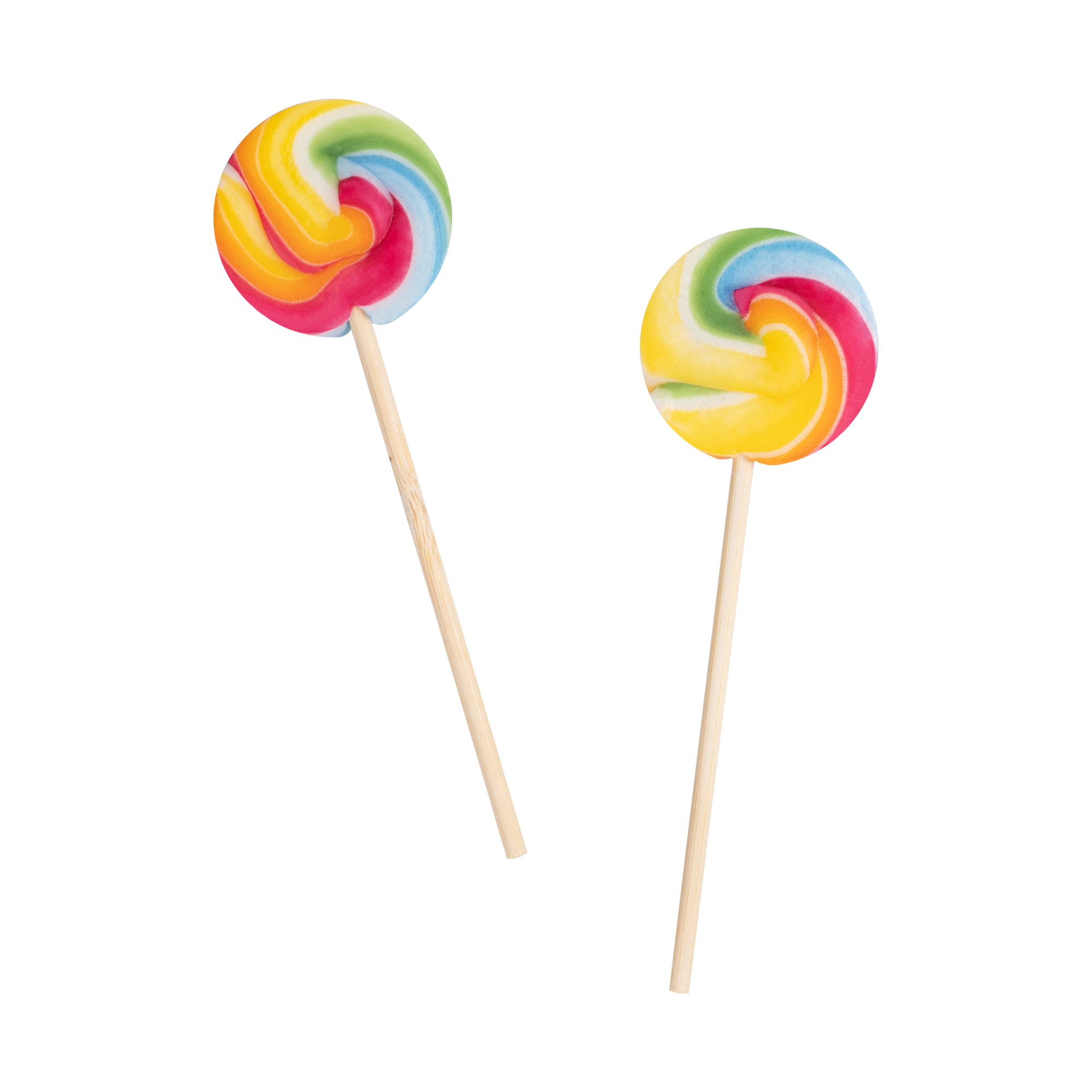 Werbung Lollipop Regenbogen Mini Karte