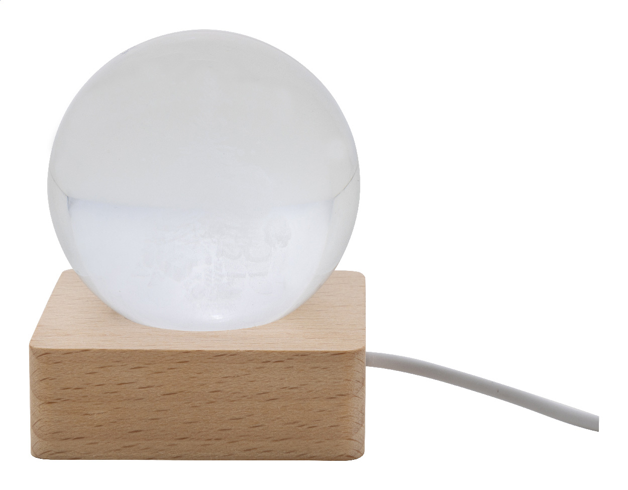 Leuchtkugel mit Weihnachtsmotiv Borealis