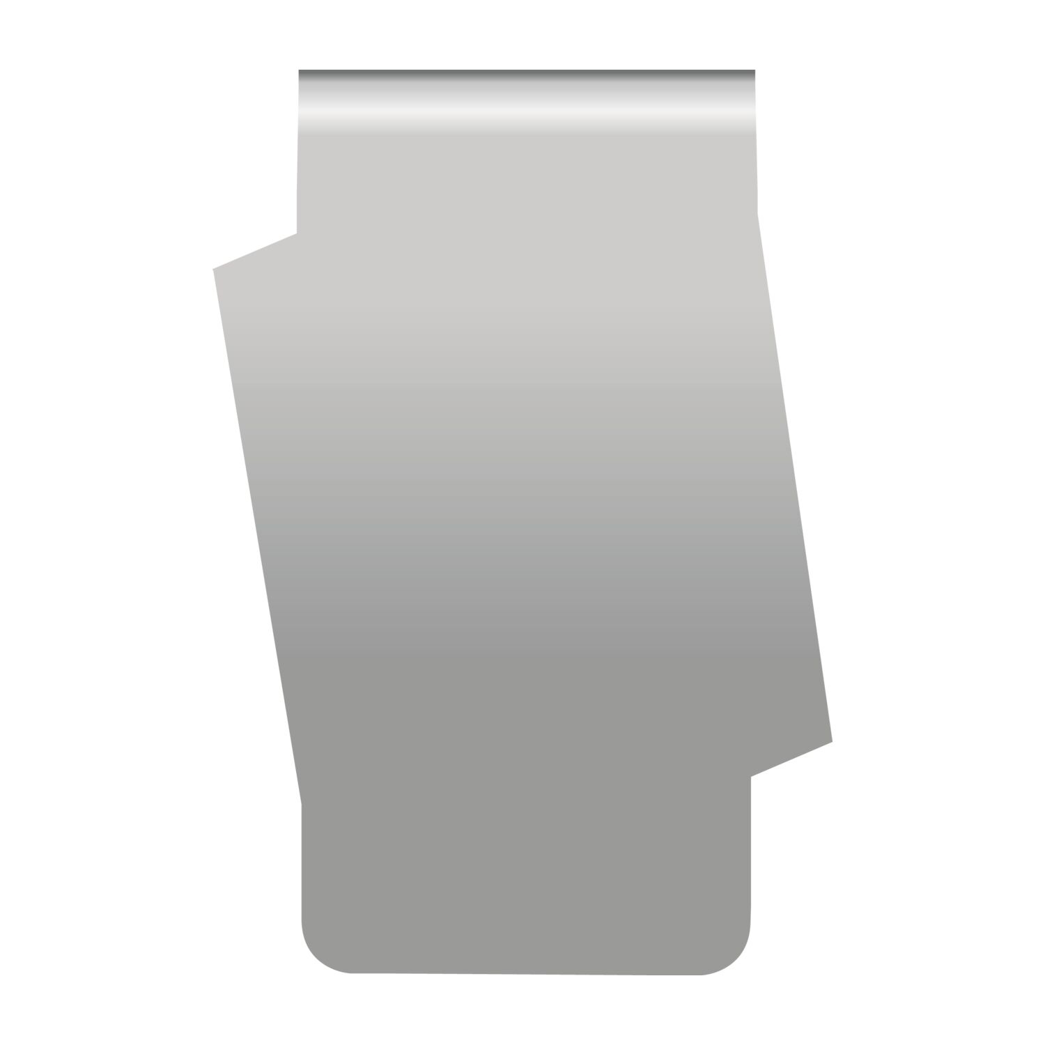 ROMINOX® Mehrweg-Büroklammer Shape Clip Variante D, idealer Mailingartikel für Dokumente, bis zu 18 Seiten Klemmkraft