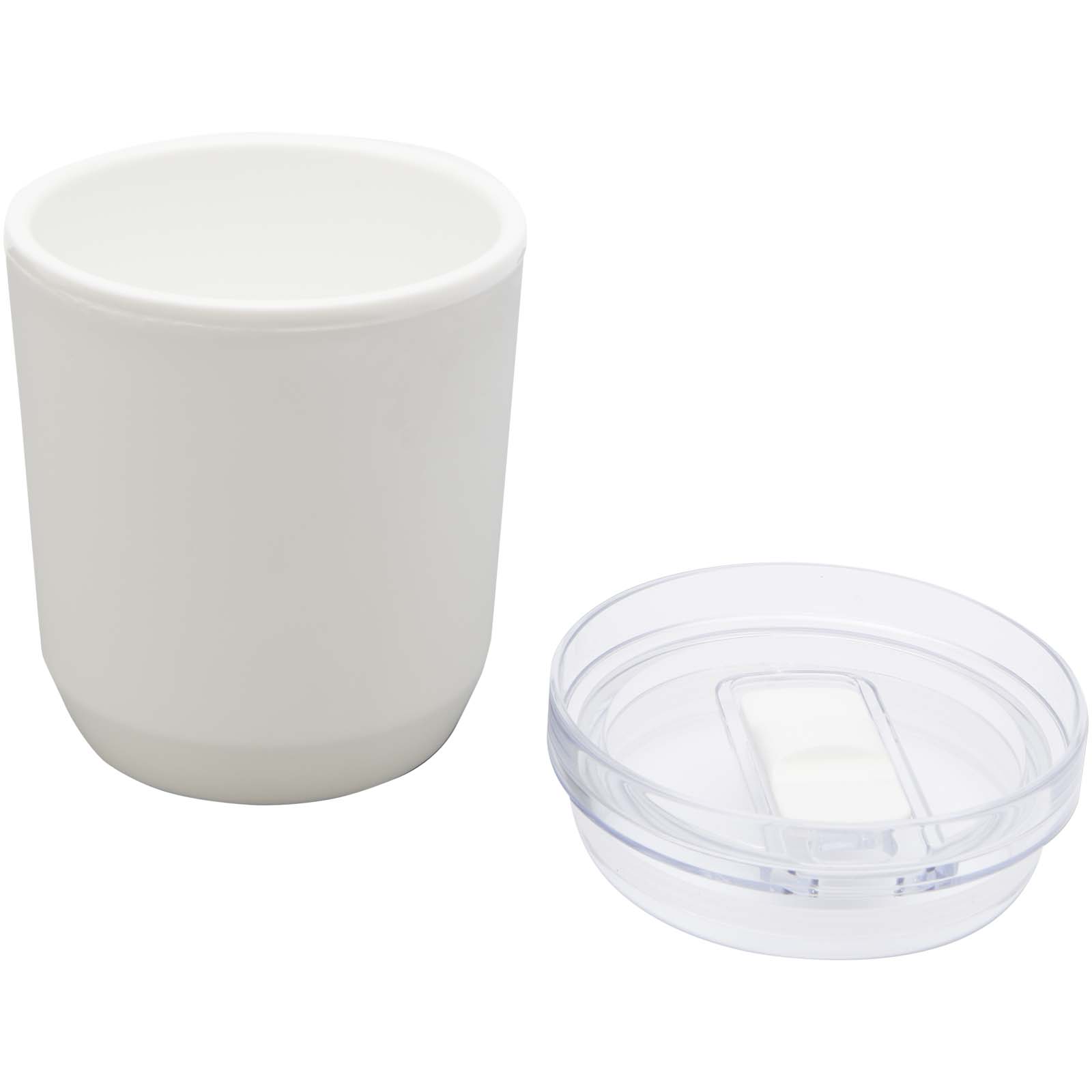 Hudson 180 ml doppelwandiger Becher aus recyceltem Kunststoff