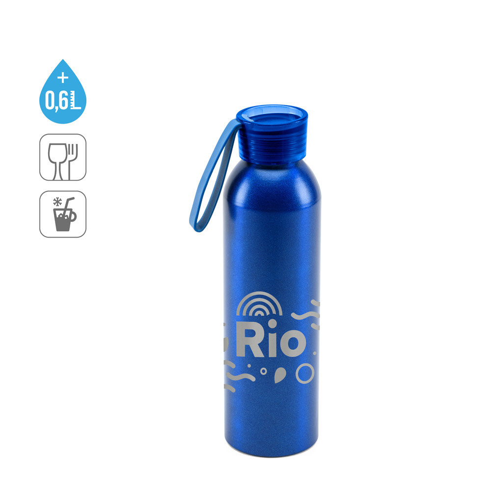 RIO Recycelt Aluminium (100% rAL) flasche mit PP-Verschluss 660 mL