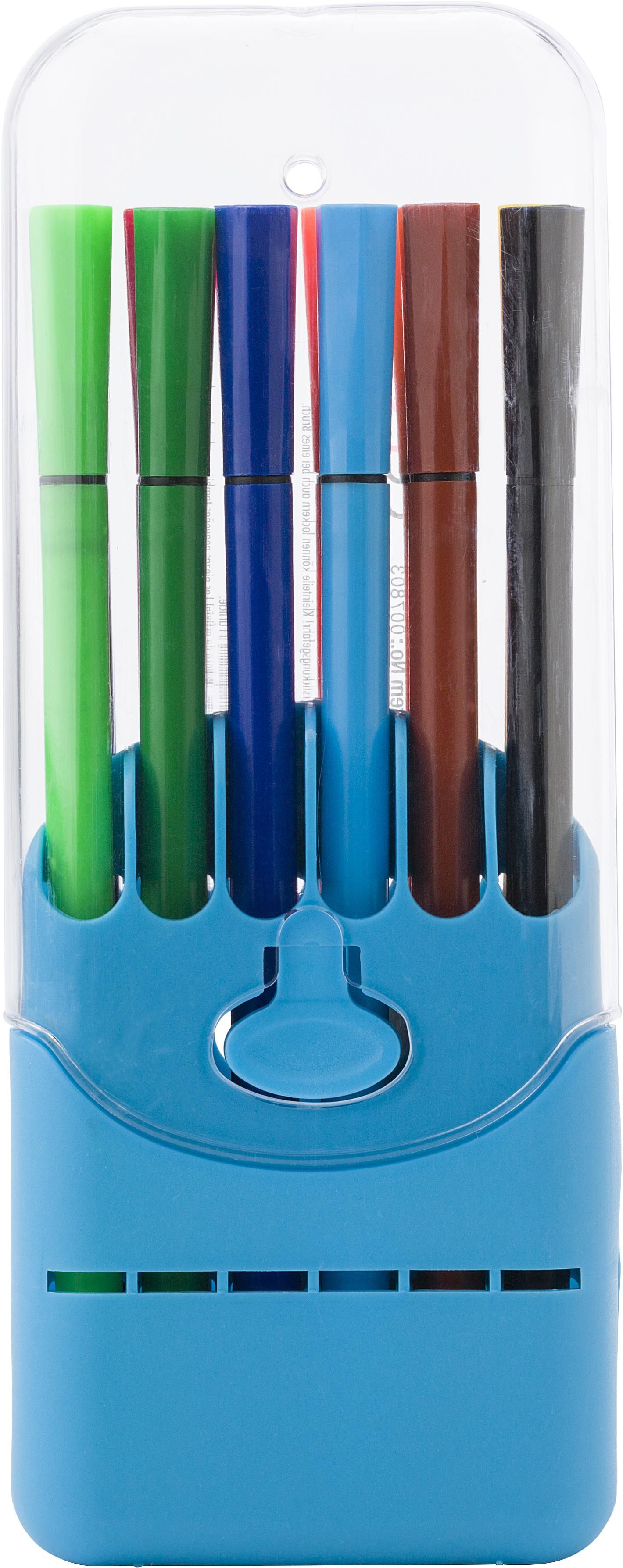 Filzstift-Set aus Kunststoff Evan Filzstift-Set aus Kunststoff Evan