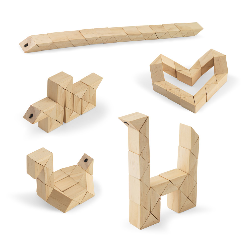 THINKO Holzpuzzle bestehend aus 24 Teilen