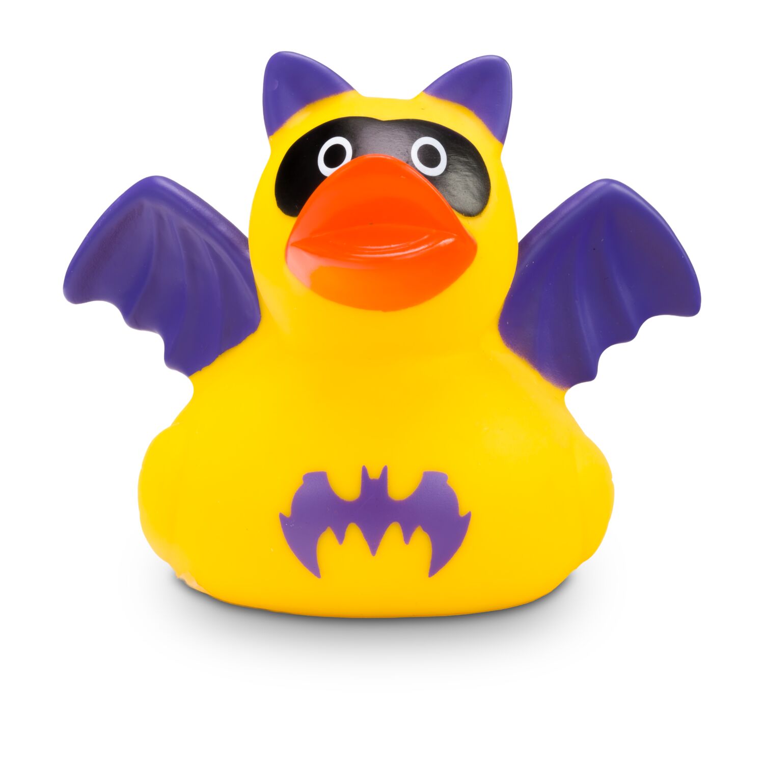 Werbeente Batduck Superheld gelb-lila