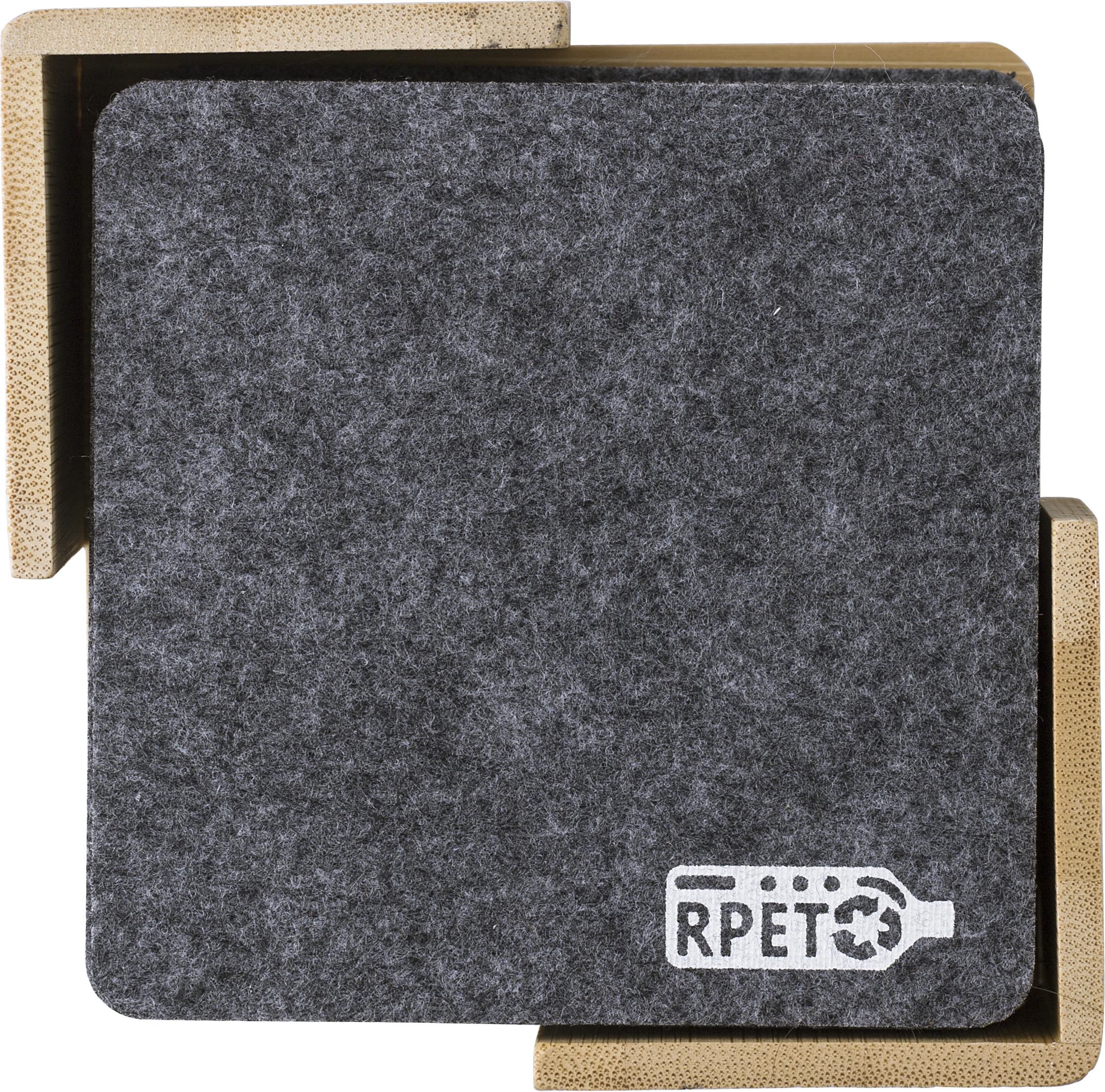 RPET-Filz-Untersetzer-Set Lawrence