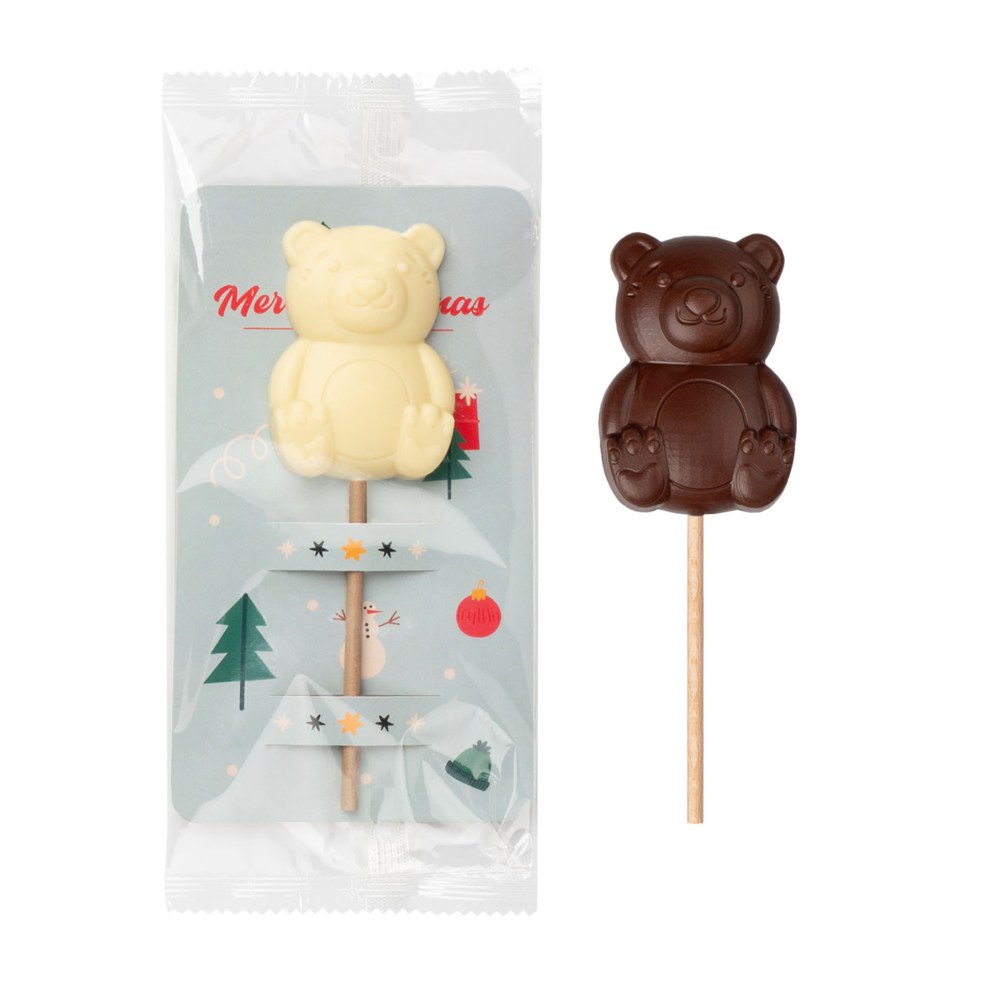 Schokoladenlutscher Teddybär 25 G