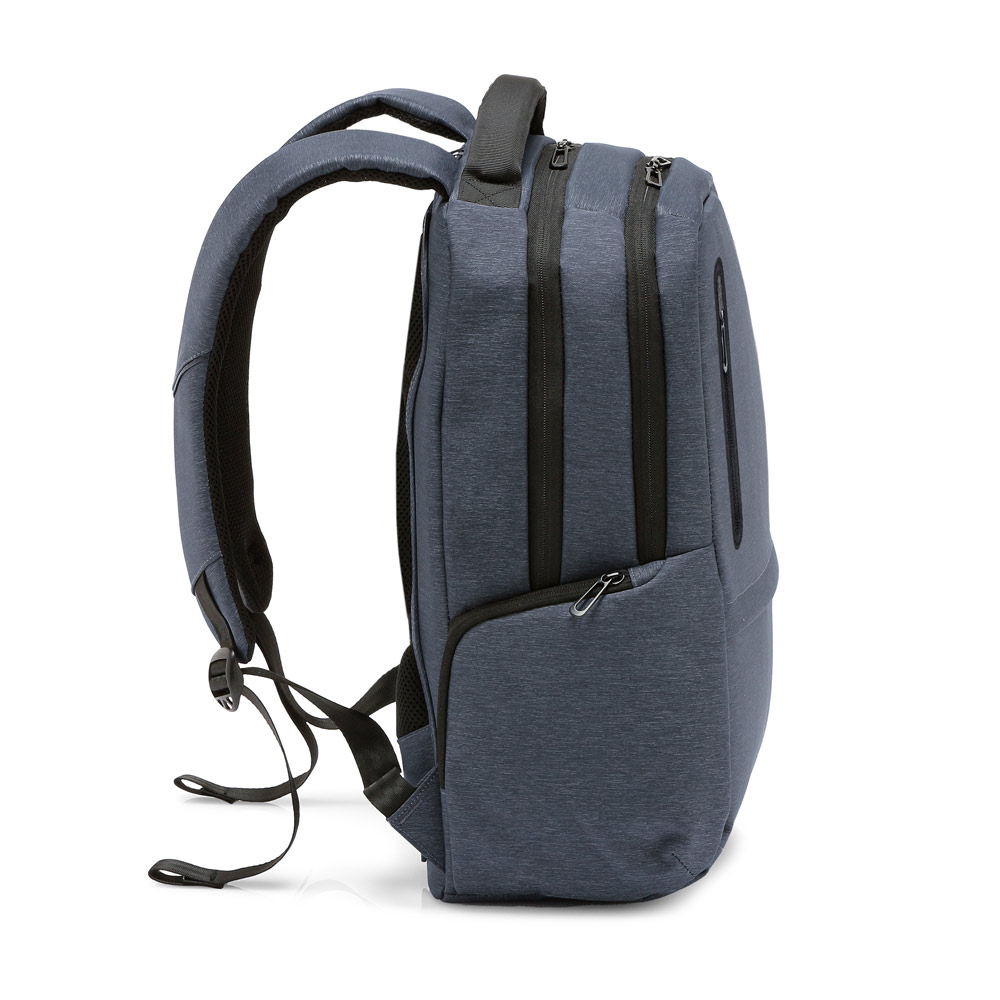 RE-BOSTON Wasserabweisender 2Tone-Laptop-Rucksack aus recyceltem Nylon mit 210D-Fach