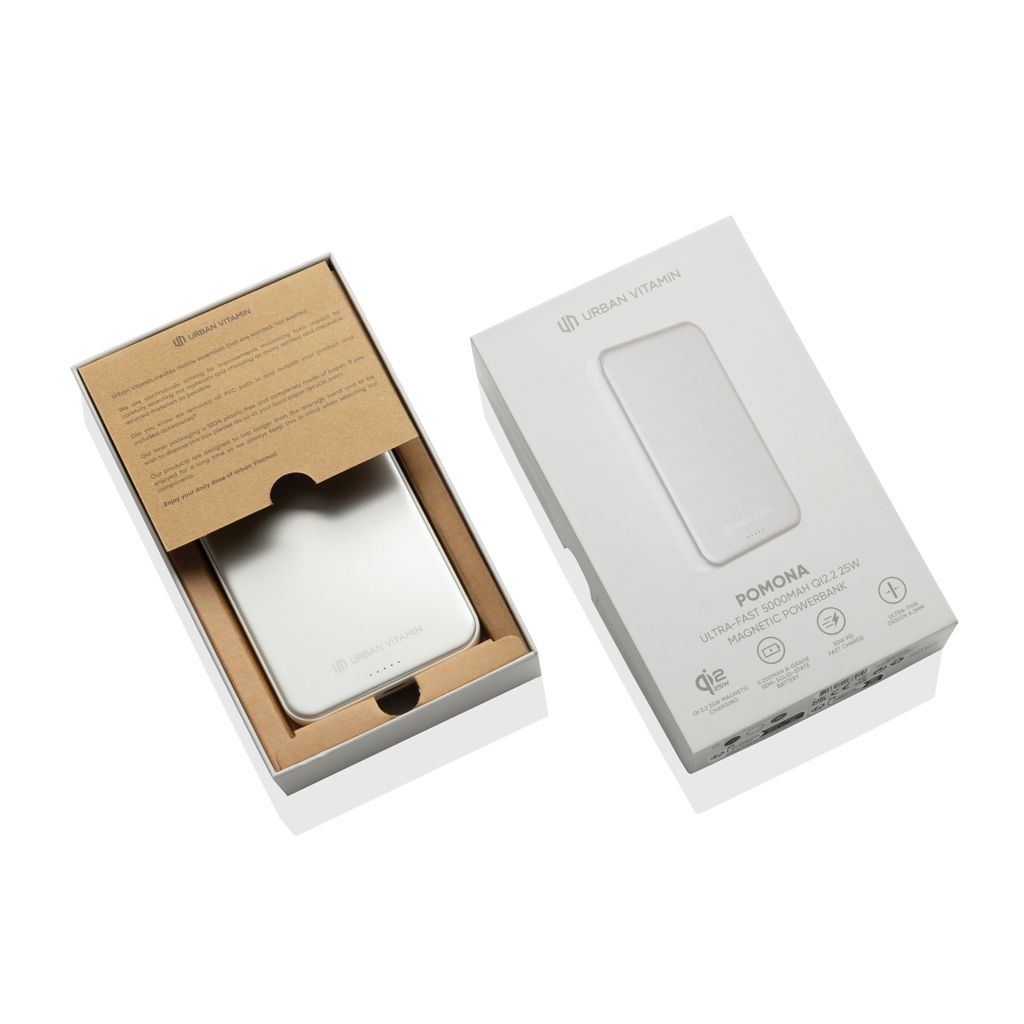 Urban Vitamin Pomona 5000mAh Qi2.2 25W magnetische Powerbank